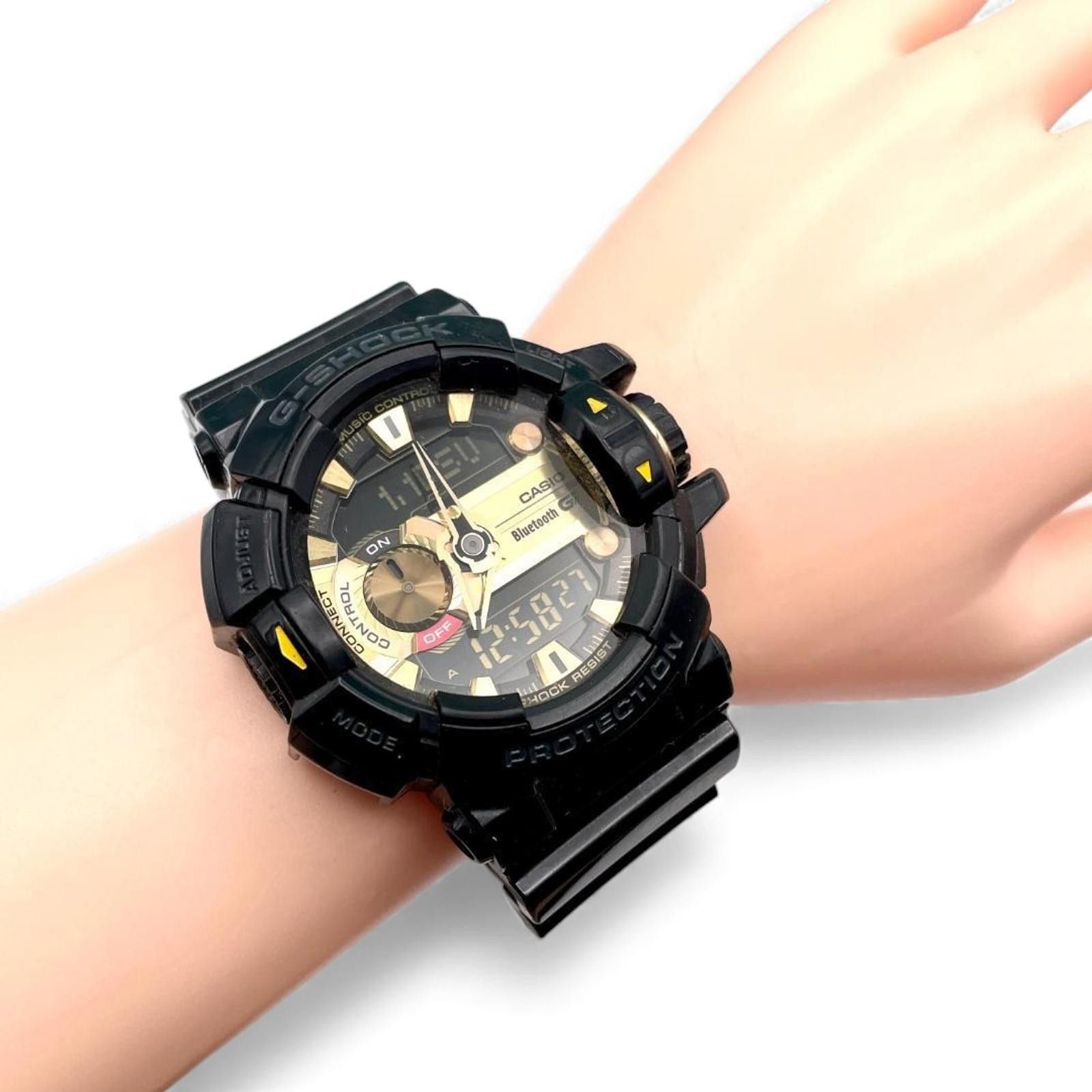 Casio Casio - G-Shock Digital Black and Gold Watch Size ONE SIZE - 2 Thumbnail