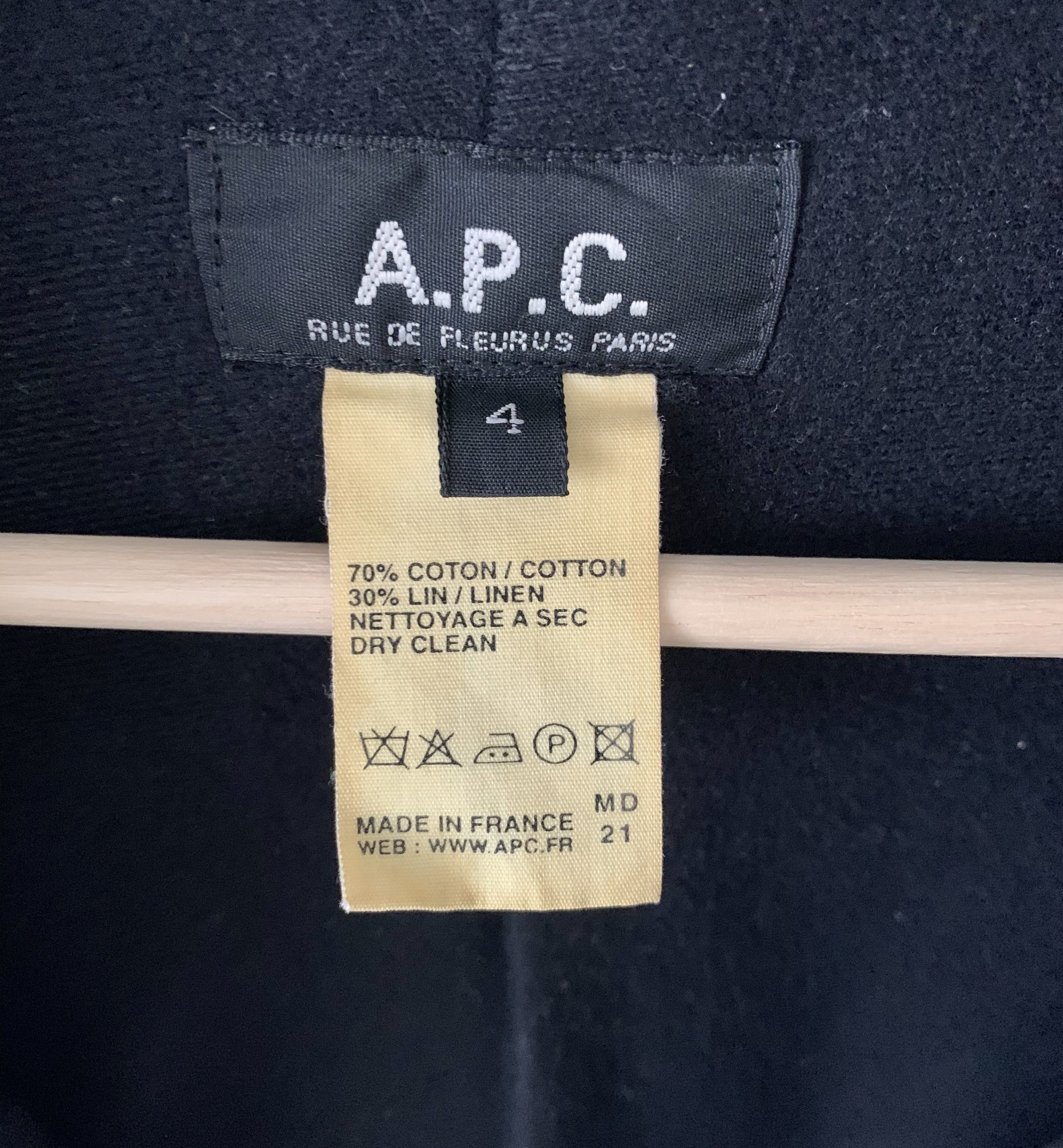 A.P.C. RARE!! A.P.C Minimalist Zip-up Jacket Size US XL / EU 56 / 4 - 10 Thumbnail