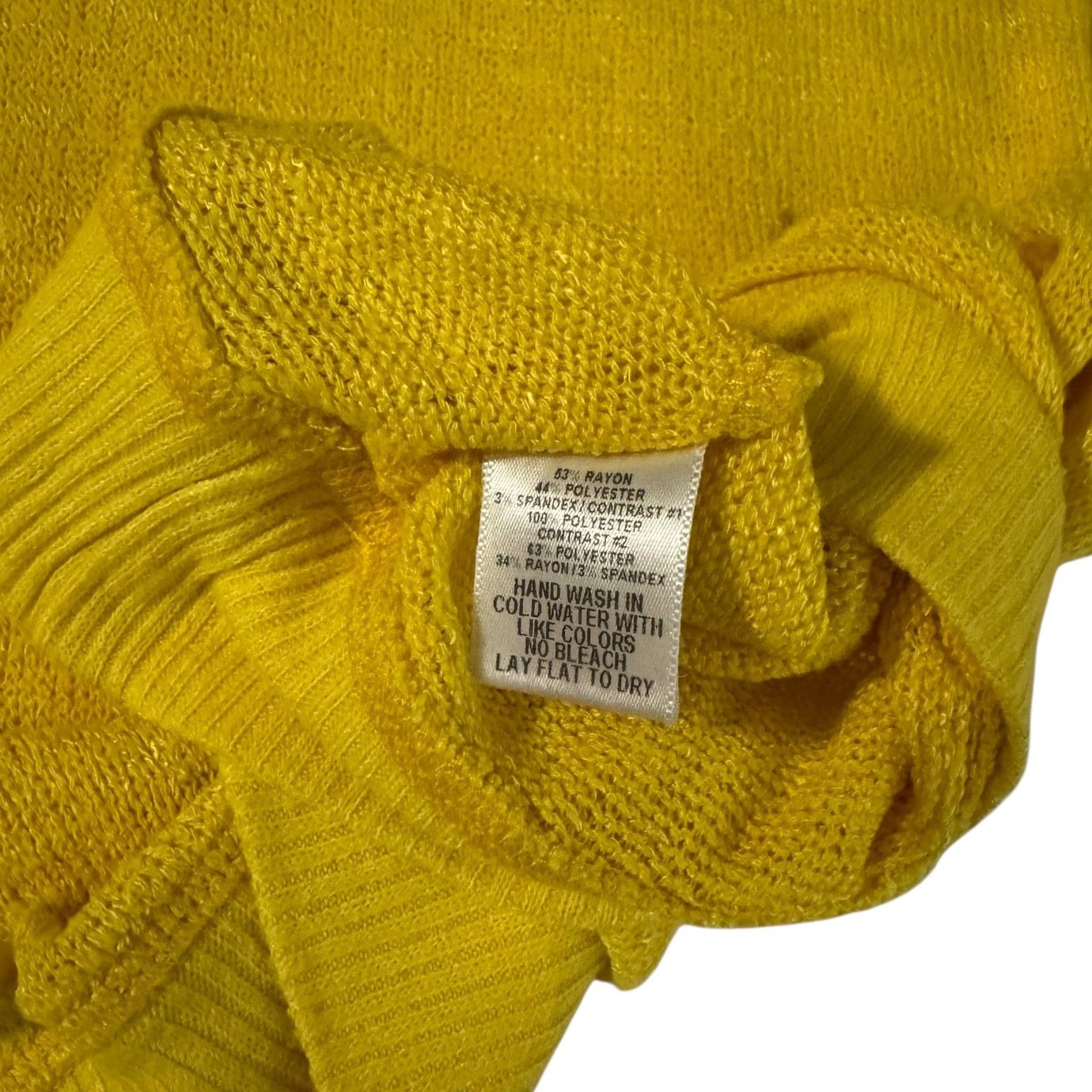 Other Harlowe & Graham Yellow Lace Accent Retro Sweater Medium Size M / US 6-8 / IT 42-44 - 4 Thumbnail