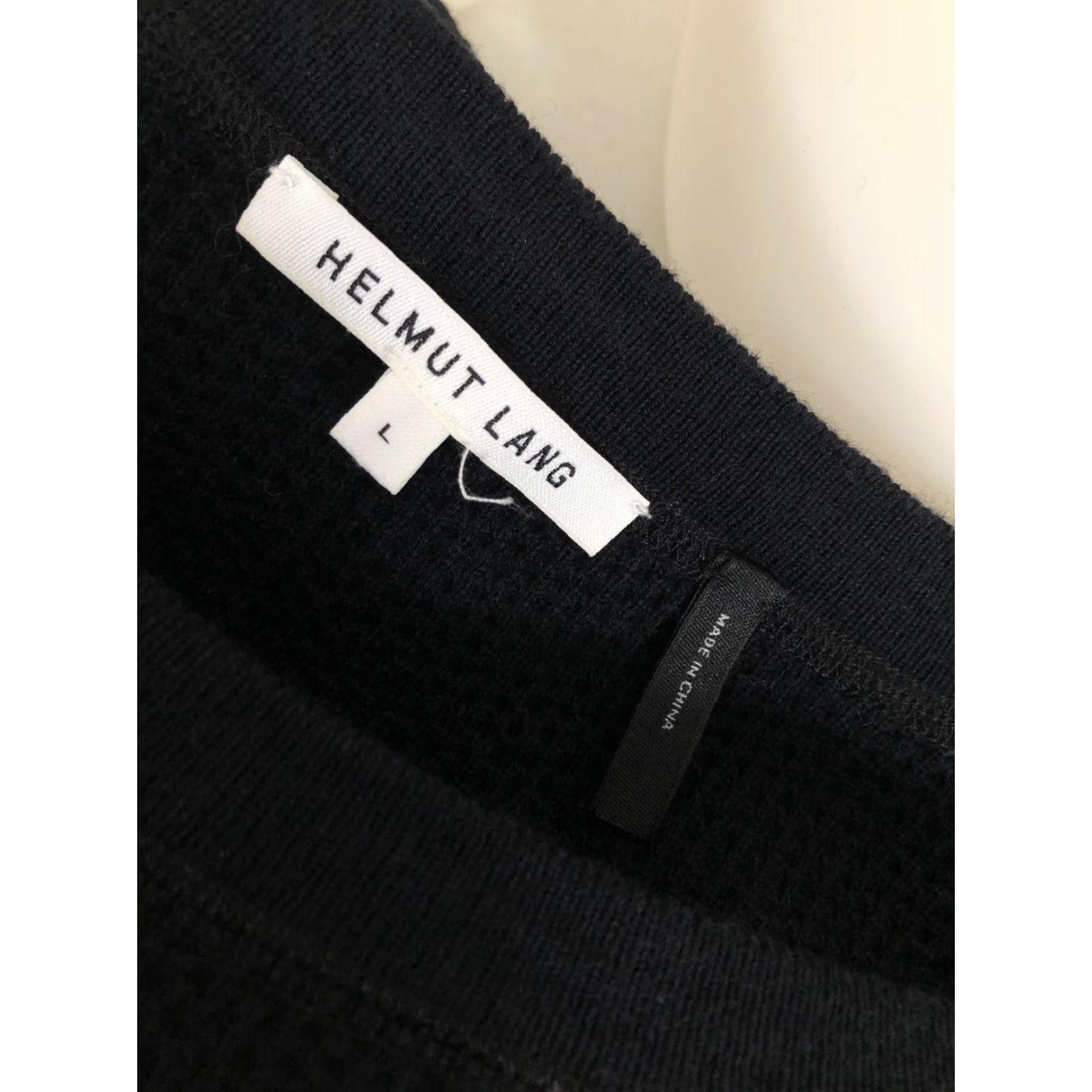 Helmut Lang HELMUT LANG Sweater Wool Blend Waffle-Knit Zip Both Sides Patch Black L Mens Size US L / EU 52-54 / 3 - 6 Thumbnail