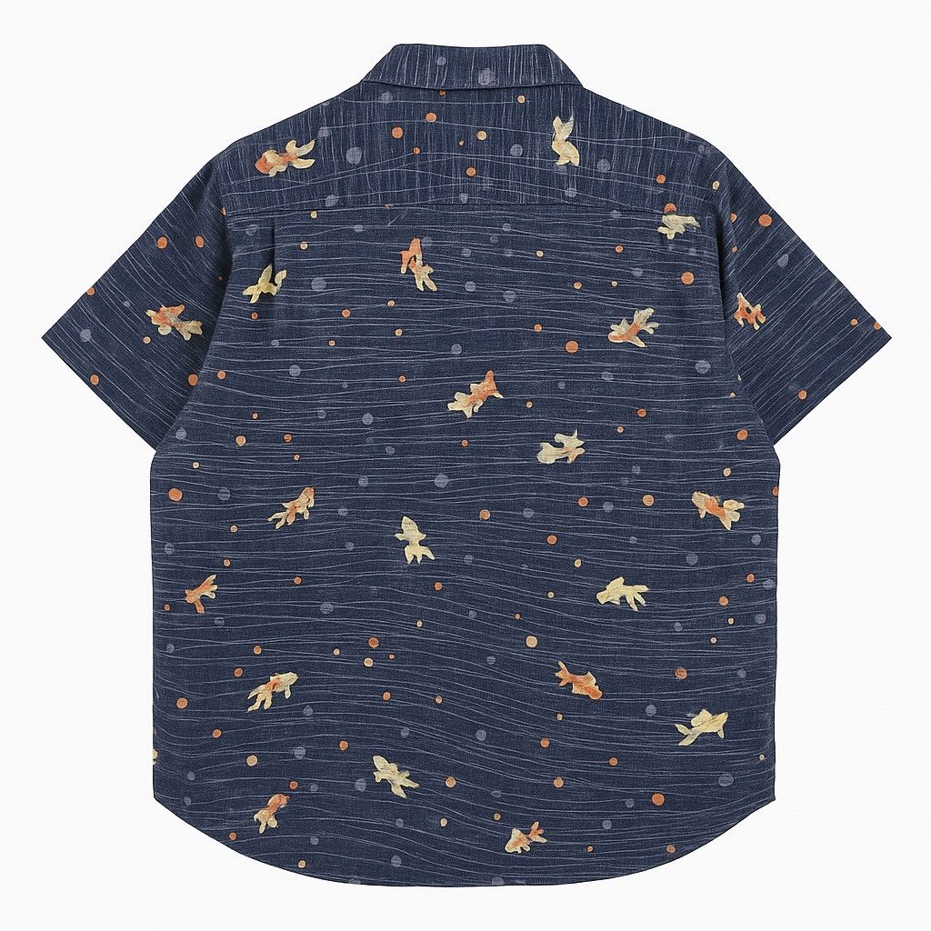 Smith's American Vintage Smith’s American Goldfish Pattern Shirt Made Japan Size US L / EU 52-54 / 3 - 2 Thumbnail