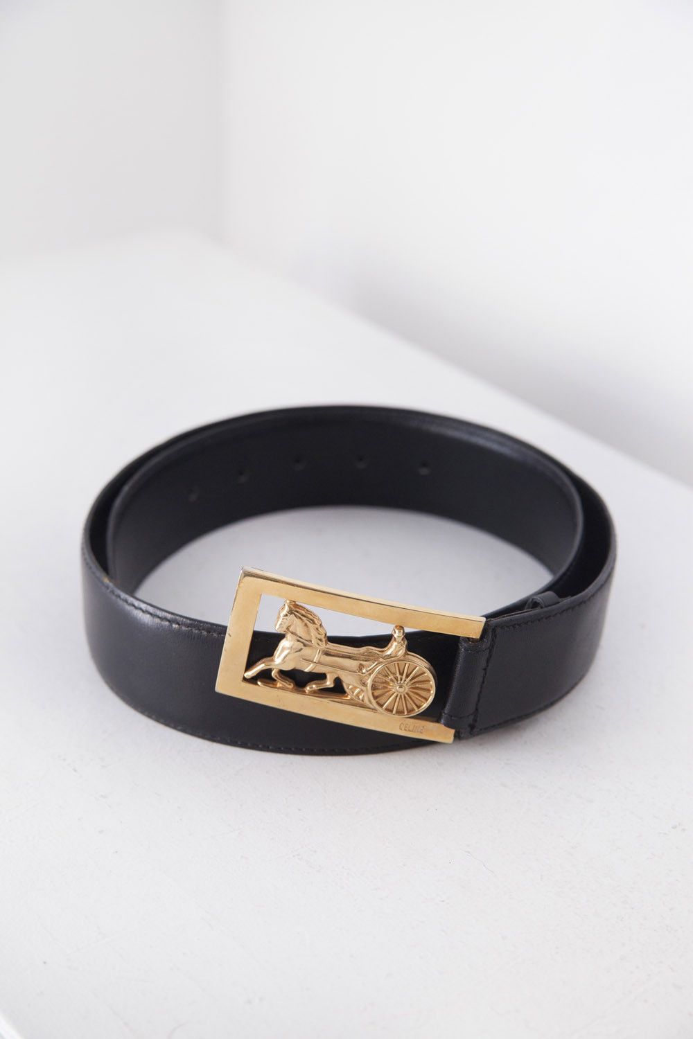 Celine Vintage 1980's carriage Céline belt Size ONE SIZE - 1 Thumbnail