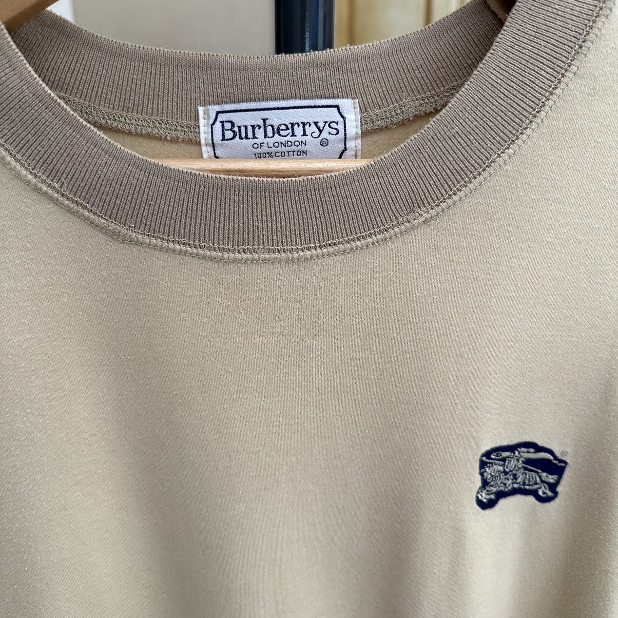 Burberry × Vintage Vintage Burberry Top T Shirt Authentic Size US L / EU 52-54 / 3 - 3 Thumbnail