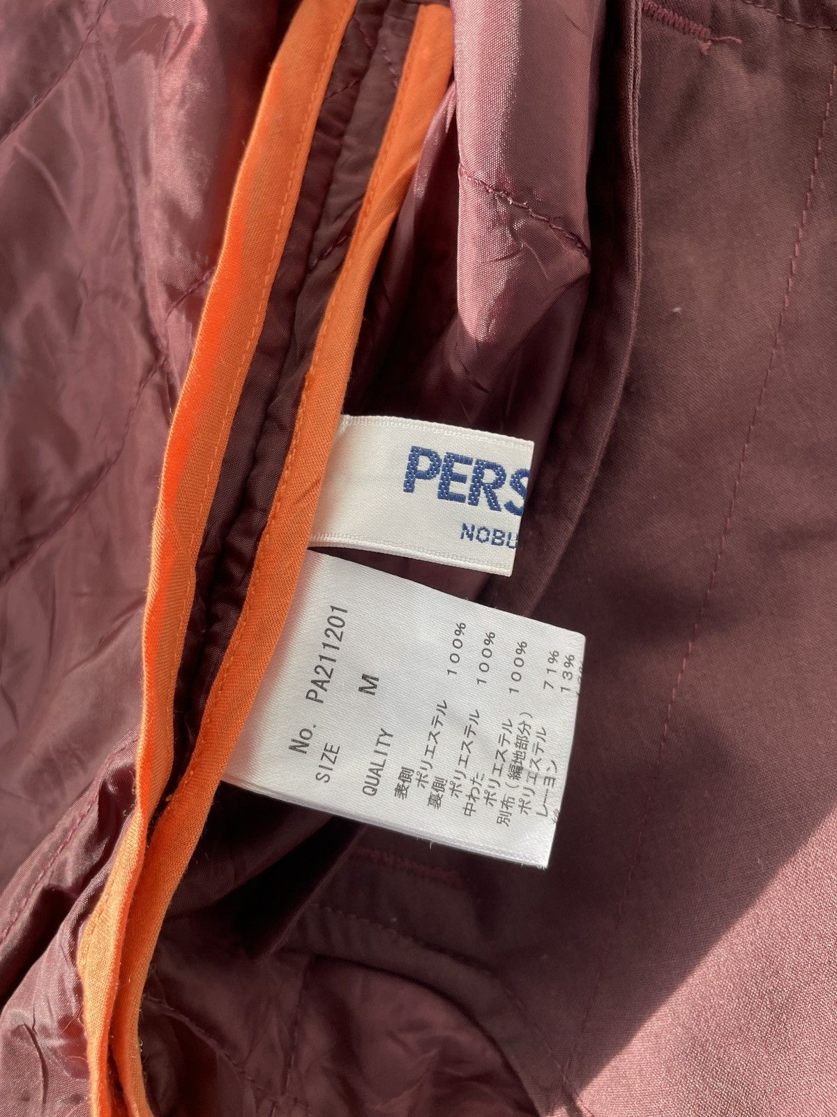 PERSON'S Japanese Brand Person’s Quilting Fleece Jacket Vintage Size M / US 6-8 / IT 42-44 - 8 Thumbnail