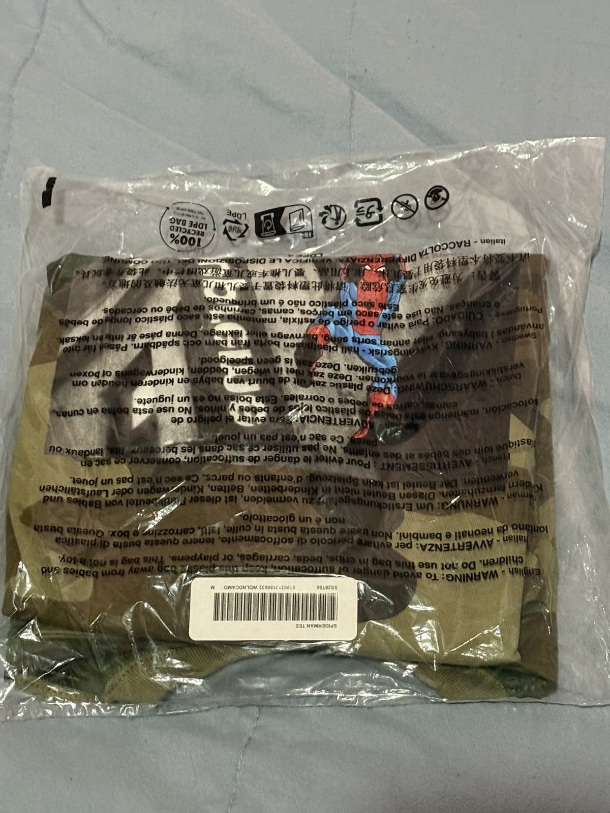 Supreme SUPREME SPIDERMAN TEE Size US M / EU 48-50 / 2 - 4 Thumbnail