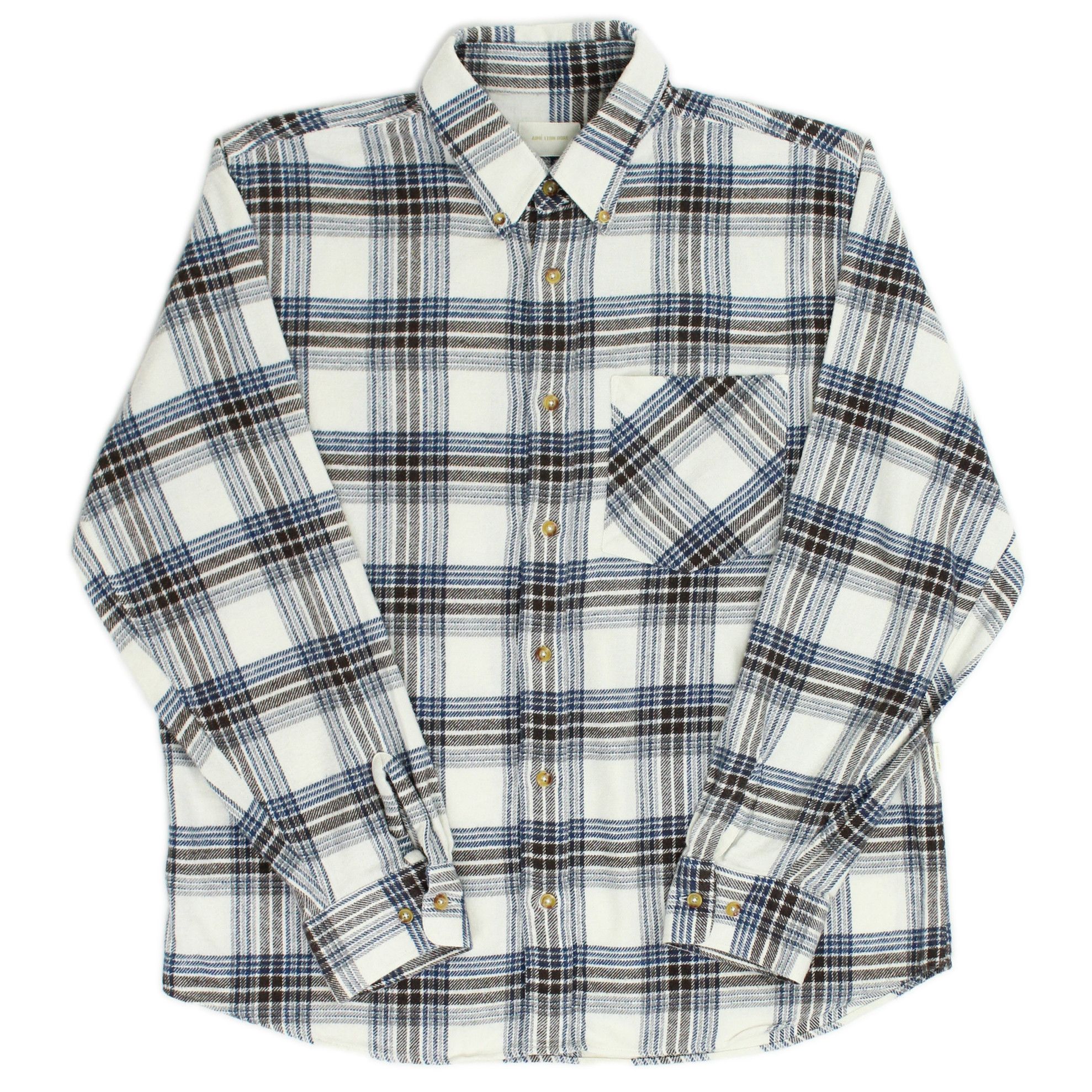Aime Leon Dore Plaid Cotton Flannel Button Down Shirt | Grailed