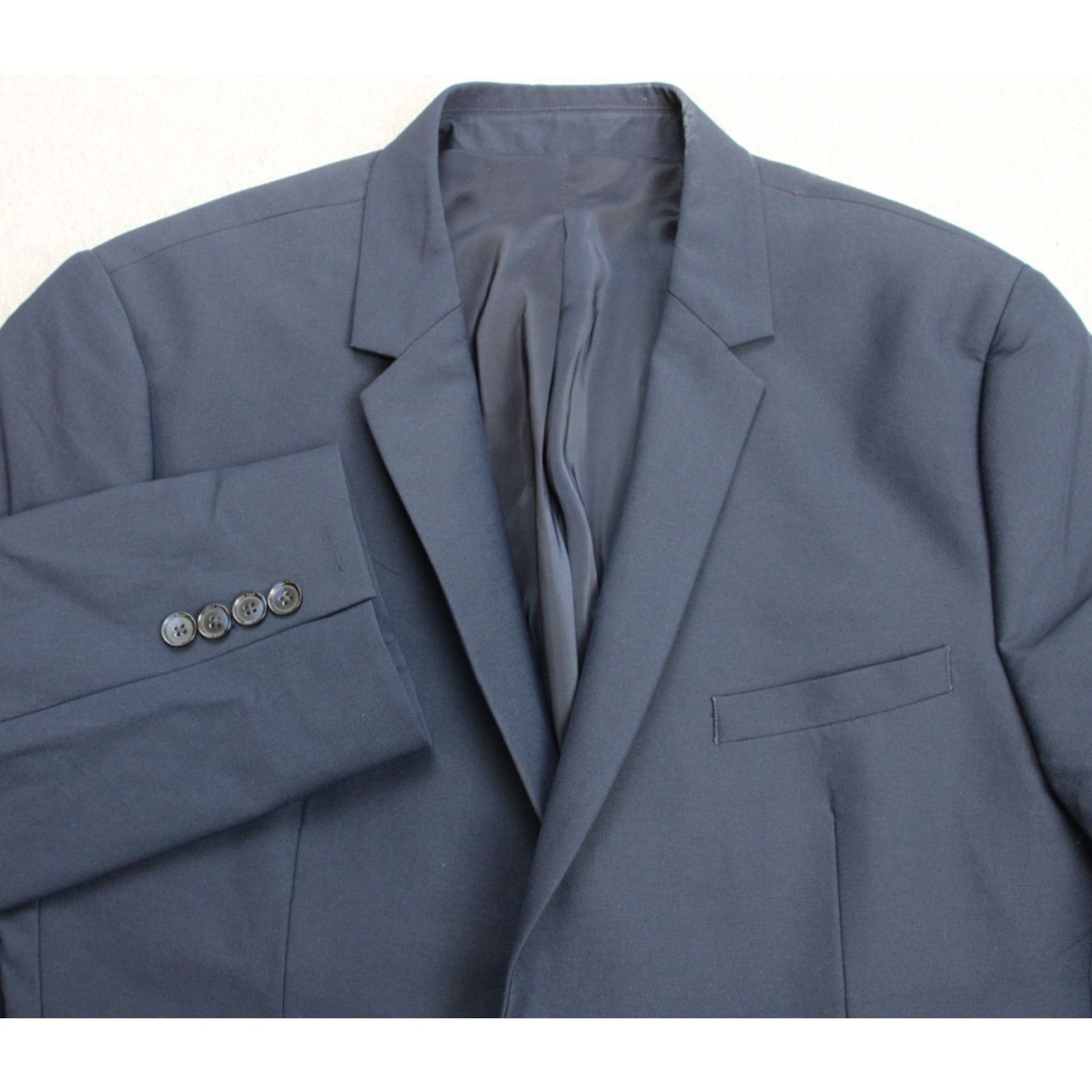 Calvin Klein Calvin Klein Blazer Mens Size XL Navy Blue Stretch Slim Fit Size 52R - 1 Thumbnail
