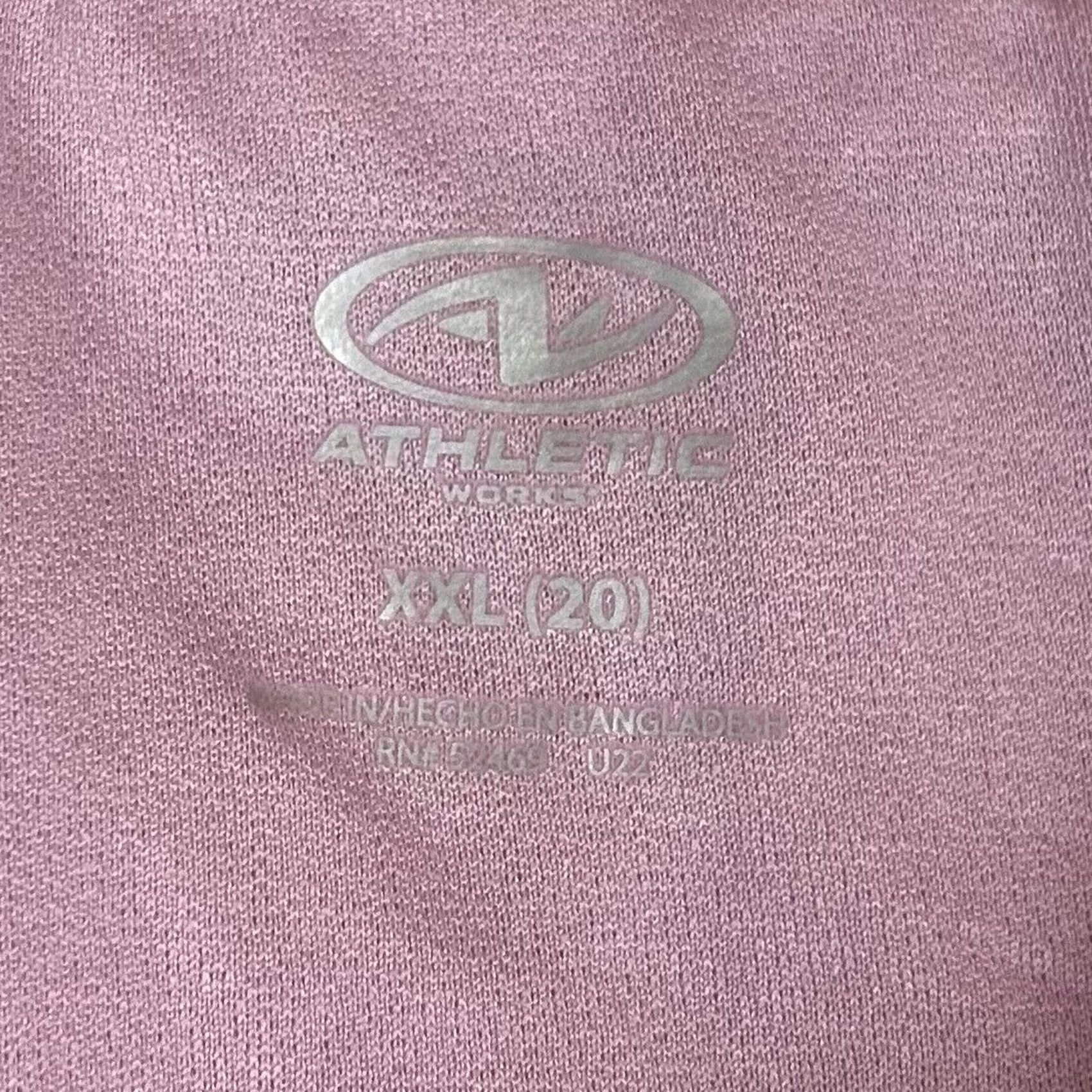 Athletic Works Athletic Works Womens XXL Pink Running Shorts Gym Yoga Casual NWT Drawstring Pockets 4 in Inseam, Plus Size Size 40" / US 18 - 5 Thumbnail
