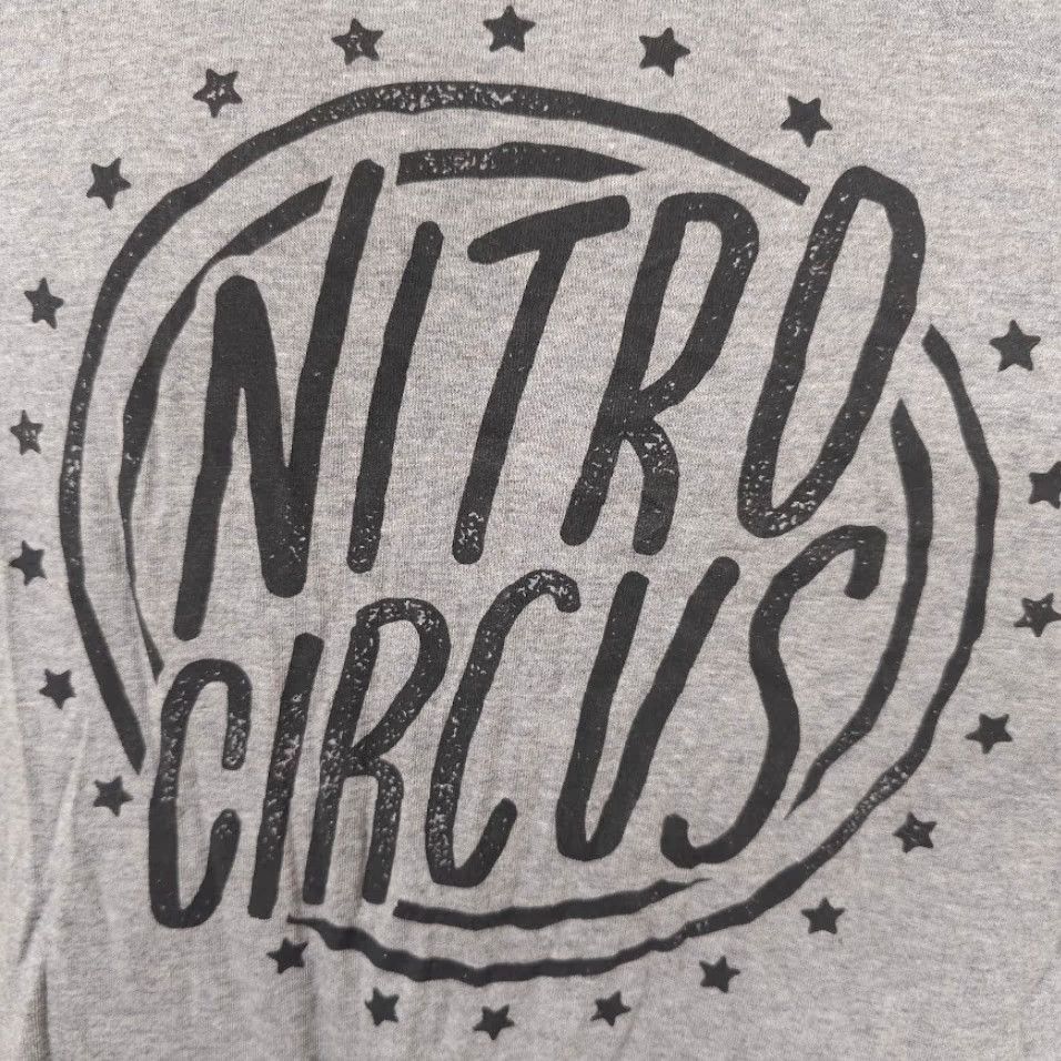 Vintage Nitro Circus T Shirt Mens 2XL Gray Action Sports BMX Motocross Racing Shirt Mens Size US XXL / EU 58 / 5 - 3 Thumbnail