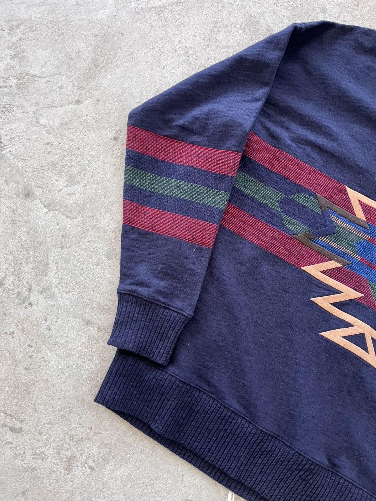 Gant Vintage Gant Knit Sweatshirt Navy Pattern Logo Crewneck Y2K Size US M / EU 48-50 / 2 - 2 Thumbnail