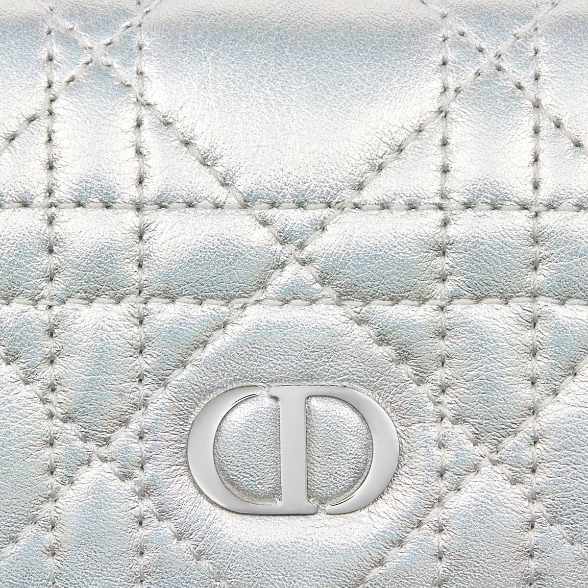 Dior o1bcso1str0226 Size:OS/ Caro Glycine Wallet in Silver Size ONE SIZE - 5 Thumbnail