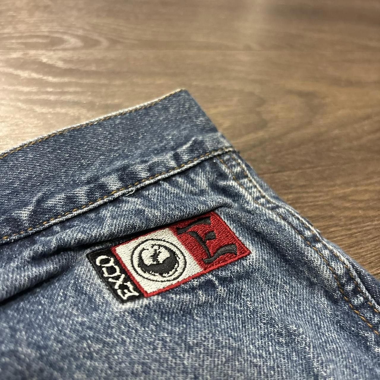 Designer Vintage exco jeans 38x30 Size US 38 / EU 54 - 5 Thumbnail