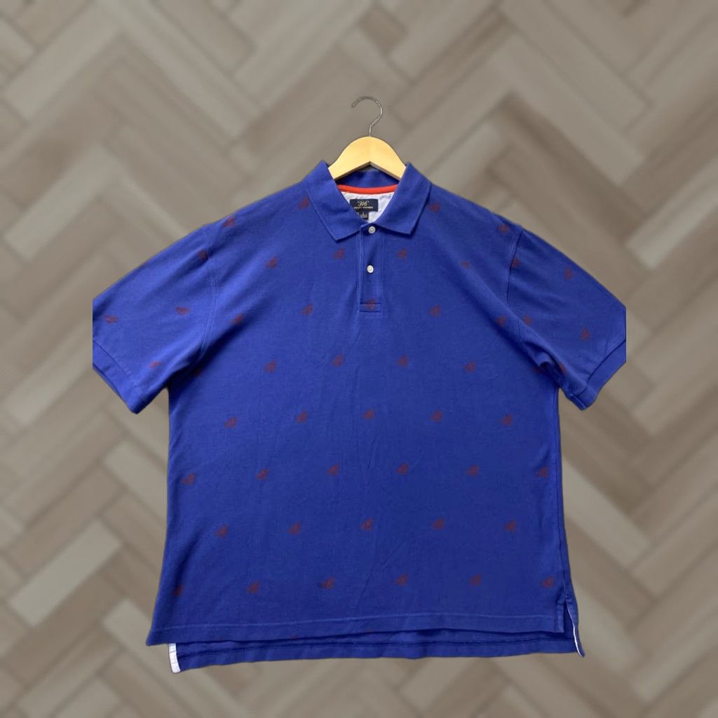 Brooks Brothers Brooks Brothers 346 Polo Shirt Men Large Regular Fit Dark Blue Logo Vintage Style Size US L / EU 52-54 / 3 - 1 Thumbnail