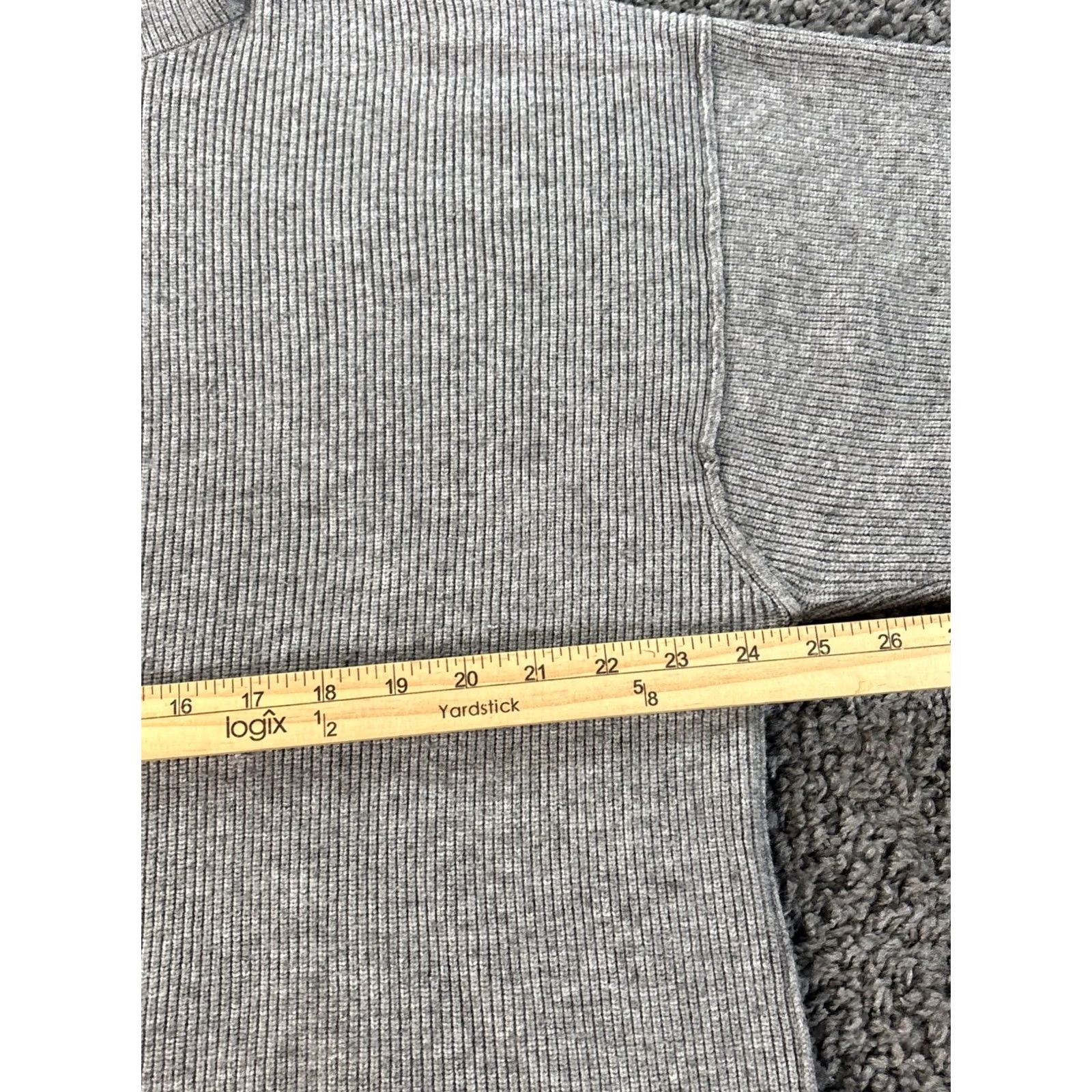 Free People FREE PEOPLE Knit Sweater XL Oversized Dolman Sleeve Turtleneck Gray Slouchy Casual Pullover Women Size XL / US 12-14 / IT 48-50 - 3 Thumbnail