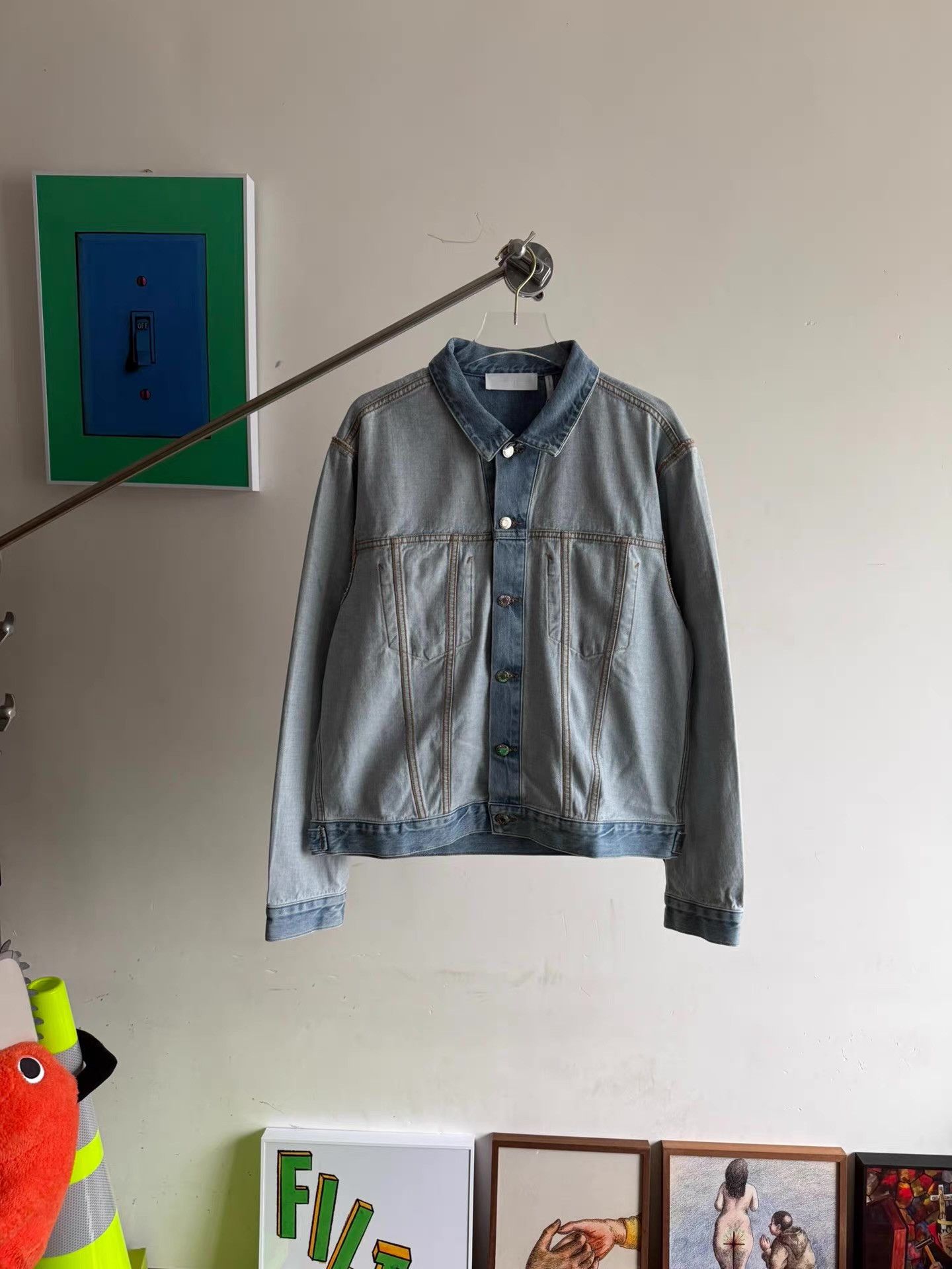 Helmut Lang HELMUT LANG Reversible Denim Jacket Q17 Size US M / EU 48-50 / 2 - 1 Thumbnail