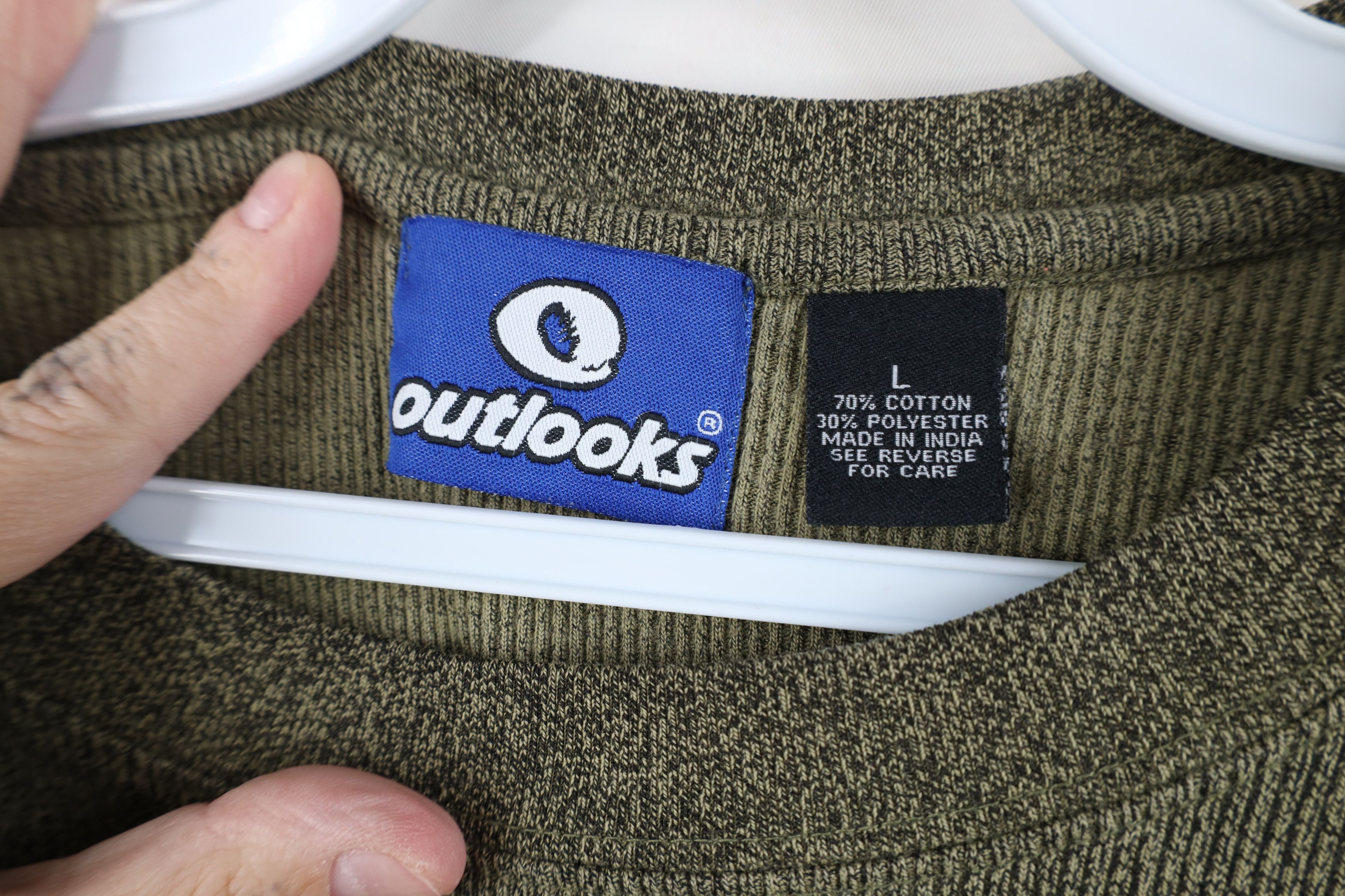 Vintage Vintage 90s Streetwear Ribbed Knit Short Sleeve T-Shirt Size US L / EU 52-54 / 3 - 6 Thumbnail
