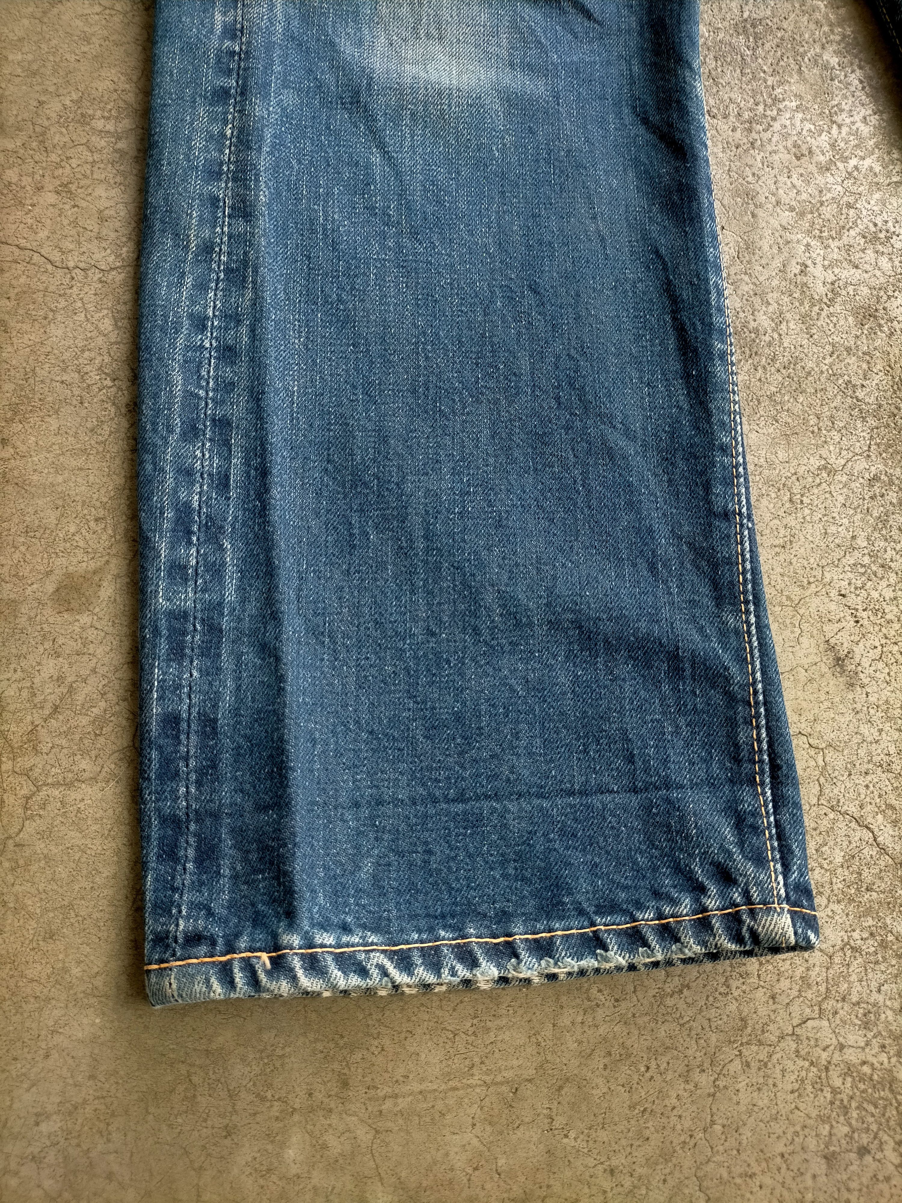 Levi's True Vintage 60s Levis 501xx Big E Selvage Jeans Size US 31 - 7 Thumbnail