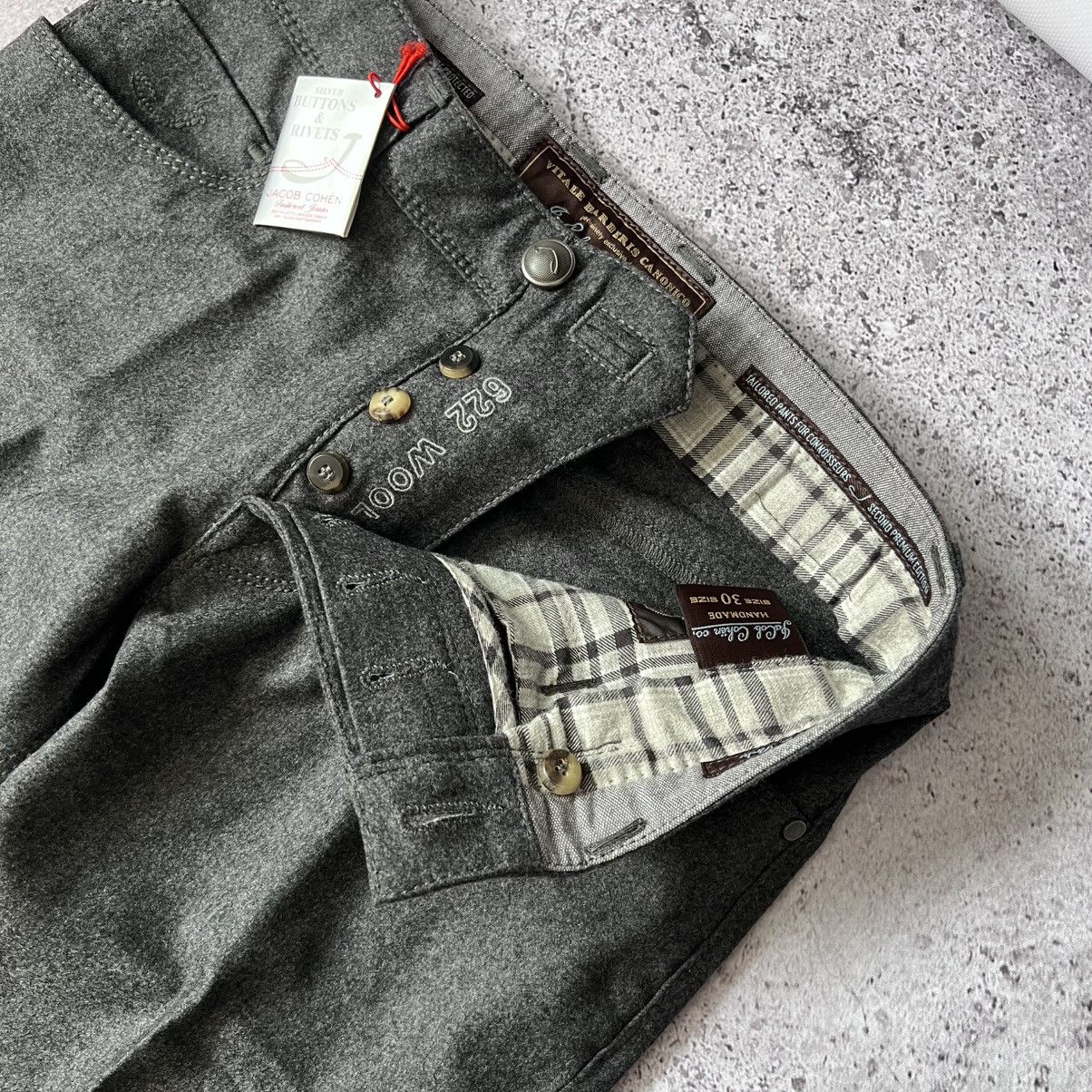 Jacob Cohen Jacob Cohen J622 VBC Wool Flannel Pants Size US 30 / EU 46 - 4 Thumbnail
