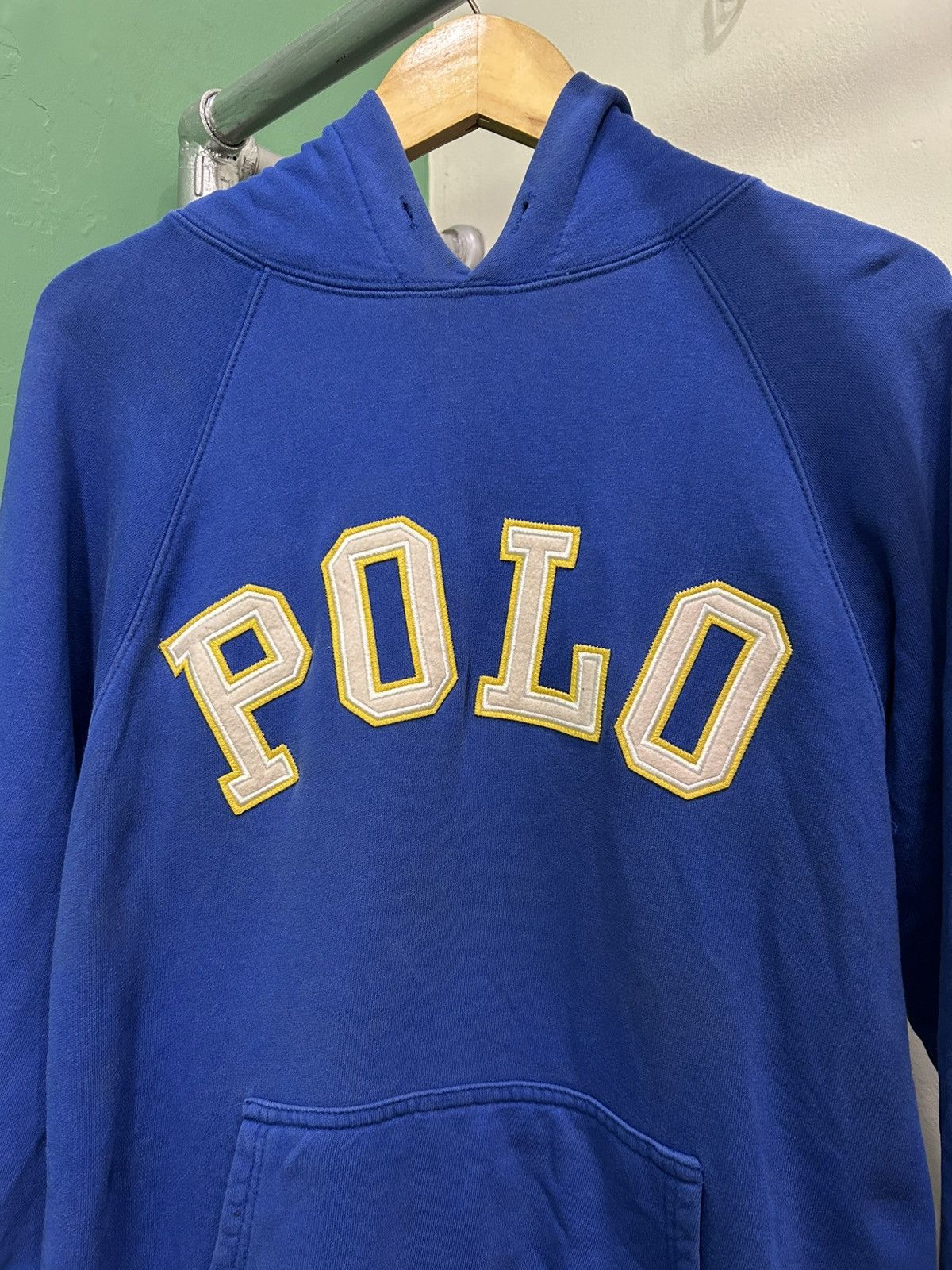 Polo Ralph Lauren Polo Ralph Lauren Spell Out 90s Vintage Hoodie Size US M / EU 48-50 / 2 - 2 Thumbnail