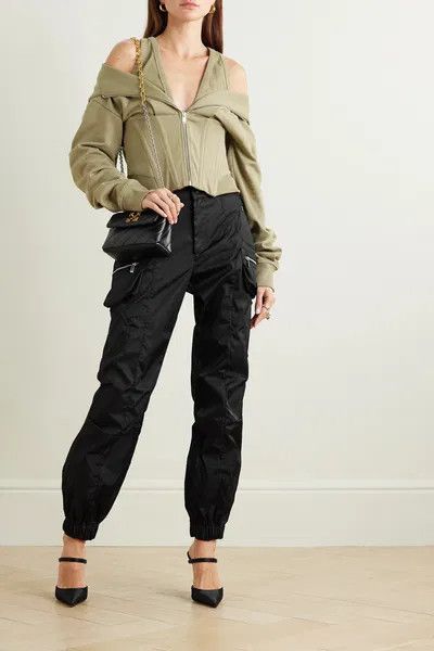 Off-White o1y1225 Shell Cargo Pant in Black Size 30" / US 8 / IT 44 - 4 Thumbnail