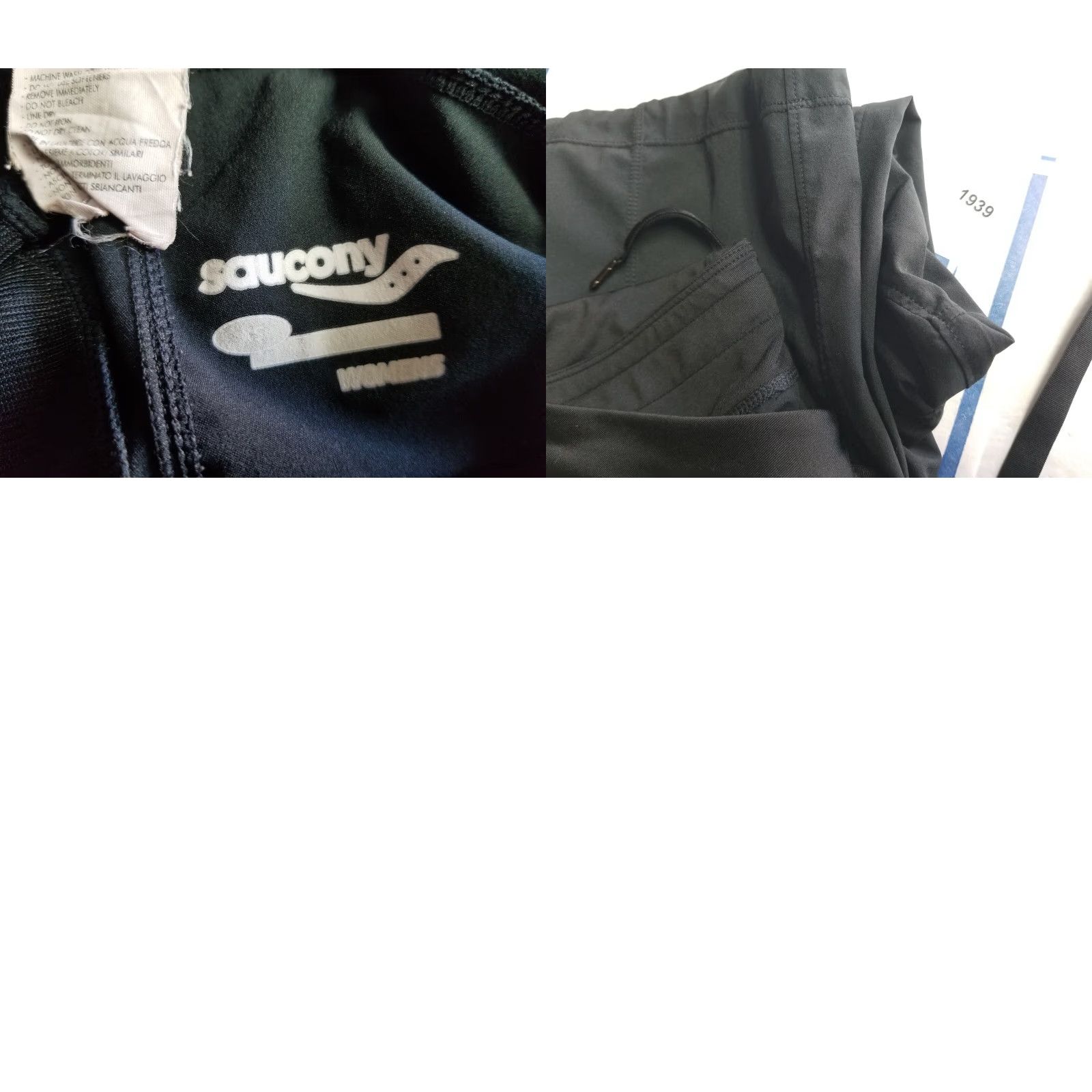 Saucony Saucony Jogger Pants Women XS Black Adjustable Waist Ankle Zip Pockets Running Tight Skinny Brand: Saucony Size 26" / US 2 / IT 38 - 8 Thumbnail