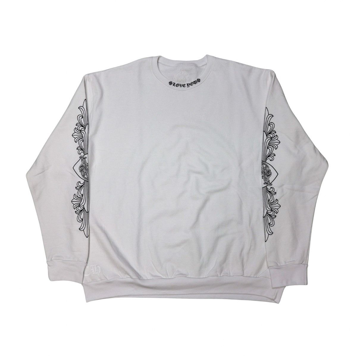 Chrome Hearts Chrome Hearts Love You Floral Heart Crewneck Sweatshirt Size US XL / EU 56 / 4 - 1 Thumbnail