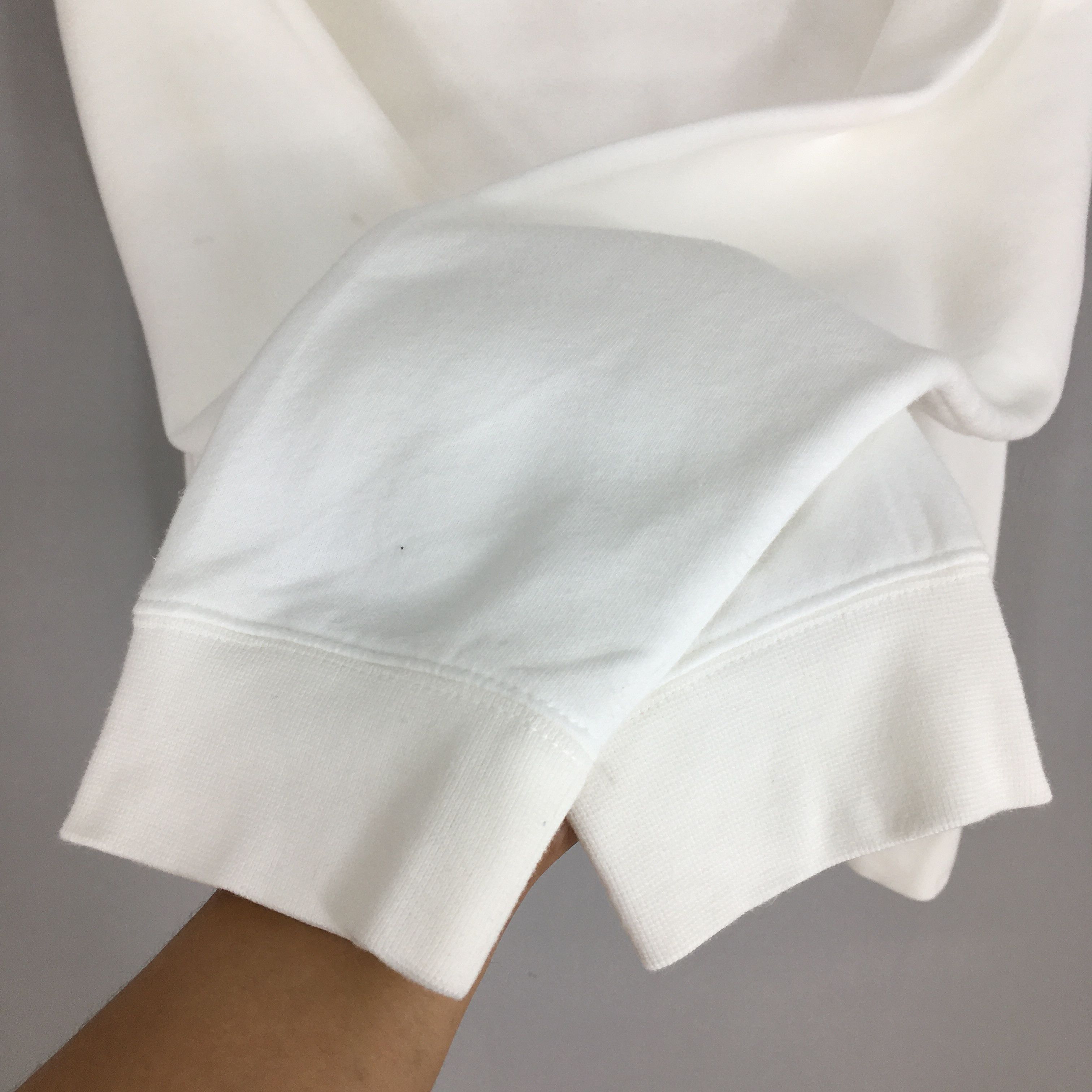 Nike × Vintage Vintage 90s Nike Swoosh White Sweatshirt XLarge Size US XL / EU 56 / 4 - 8 Thumbnail