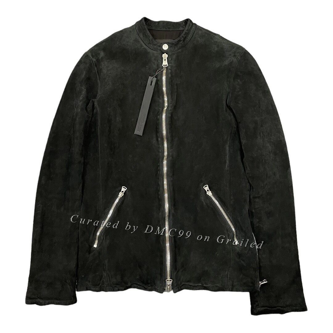Isamu Katayama Backlash Black single riders leather jacket Isamu