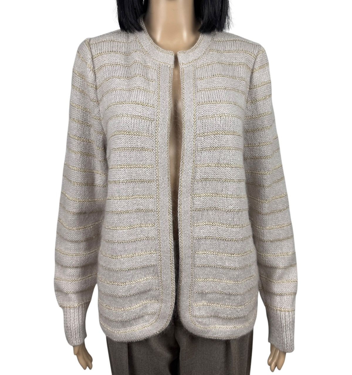 Escada × Vintage Escada Vintage Cardigan Knit Mohair West Germany DE40 IT46 Size L / US 10 / IT 46 - 2 Thumbnail