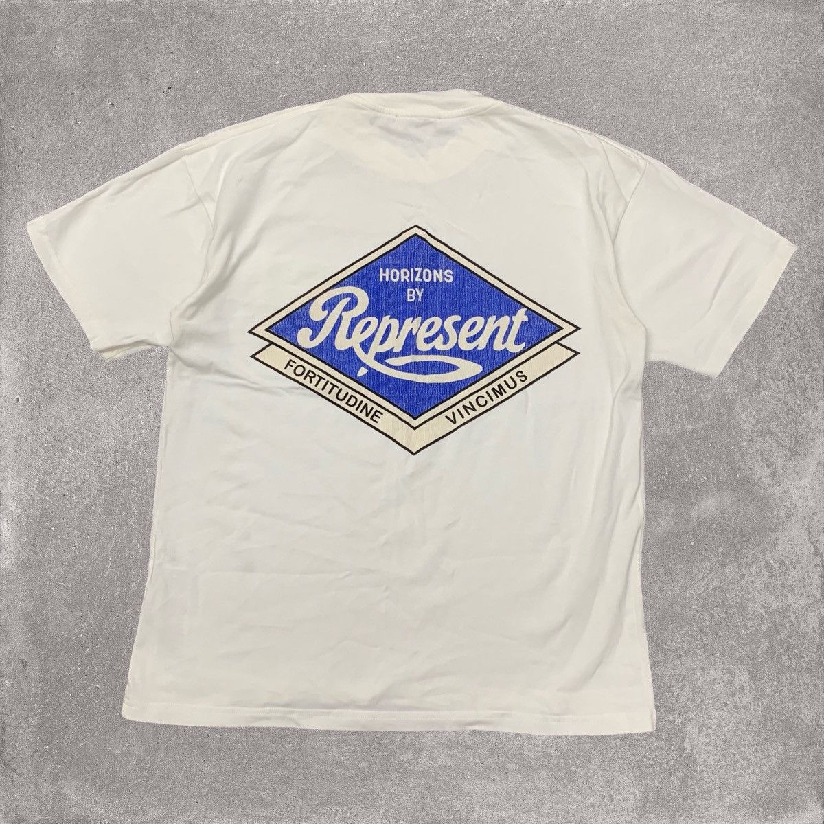 Represent Clo. Represent Small Tee Classic Parts Flat White T-Shirt Size US S / EU 44-46 / 1 - 1 Thumbnail