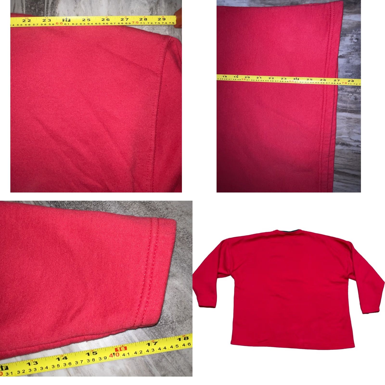 Vintage VINTAGE Falls Creek Christmas Sweatshirt Women’s 2X Red Embroidered Santa Reindeer Holiday Ugly Sweater Crew Neck Long Sleeve Pullover Size XXL / US 16-18 / IT 52-54 - 9 Thumbnail