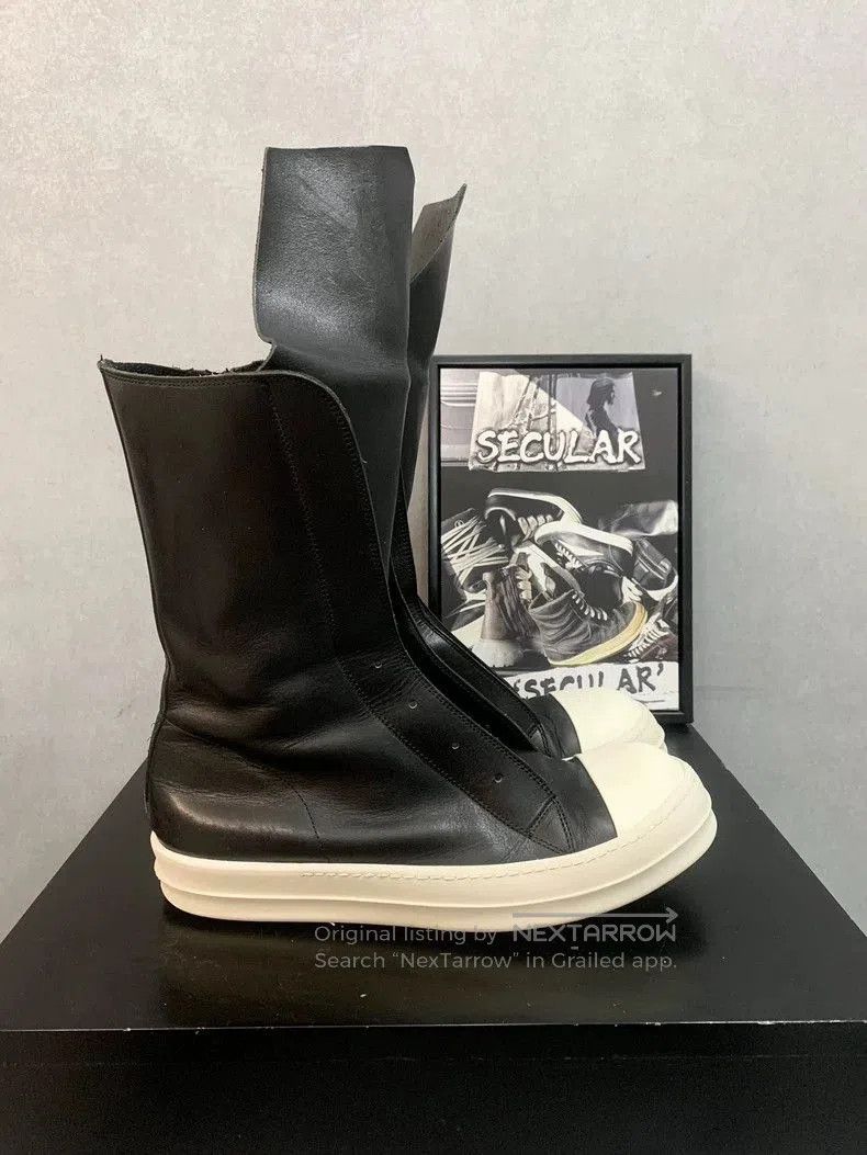 Rick Owens Rick Owens Classic Black High. Size US 8 / EU 41 - 4 Thumbnail