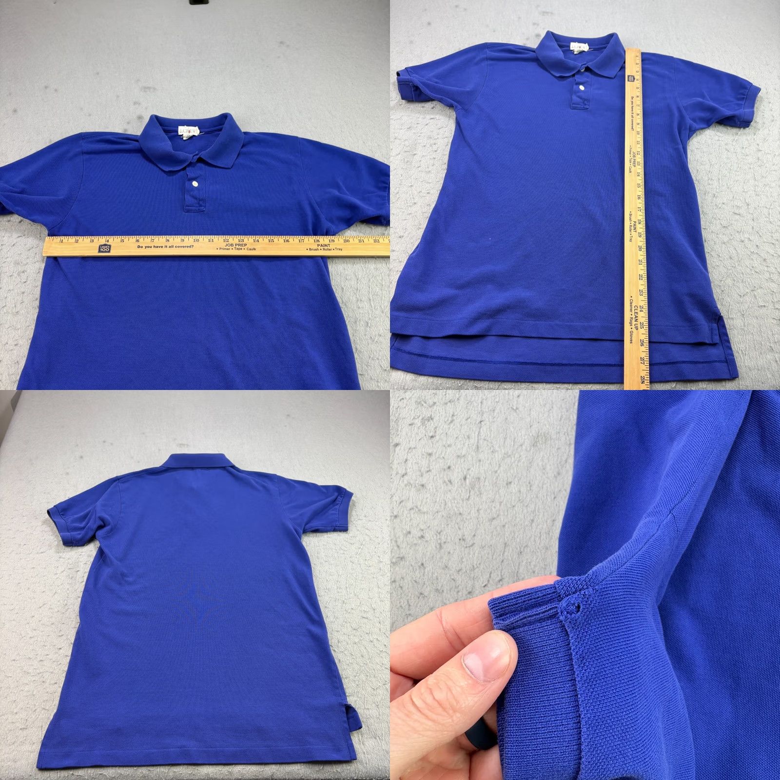 J.Crew VINTAGE J.CREW Polo Shirt Mens Small Blue Oarsman Short Sleeve Preppy 90s Shirt Size US S / EU 44-46 / 1 - 8 Thumbnail
