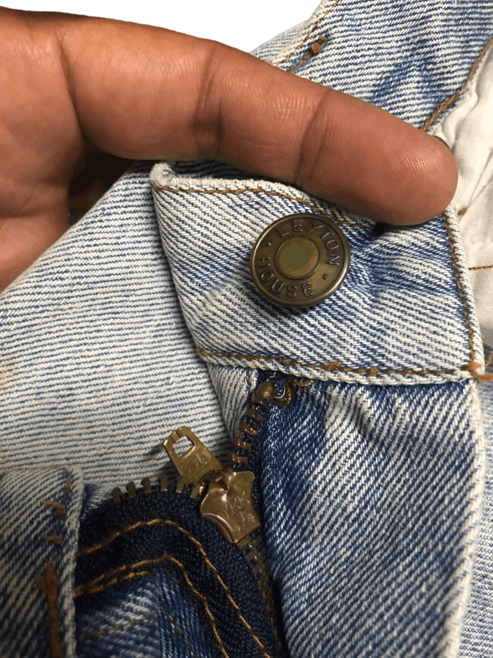 Japanese Brand Leyton House Denim Pants With Patch Nice Design Size US 29 - 11 Thumbnail