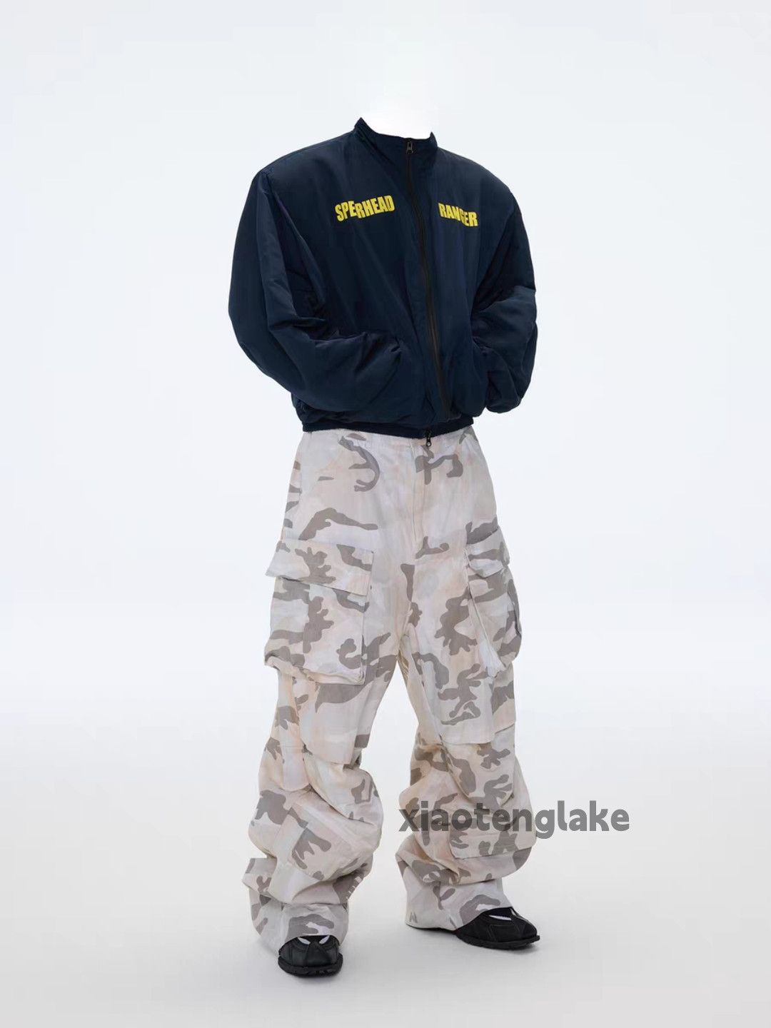 Vintage Unisex outdoor utility military loose baggy camo pants Size US 30 / EU 46 - 2 Thumbnail