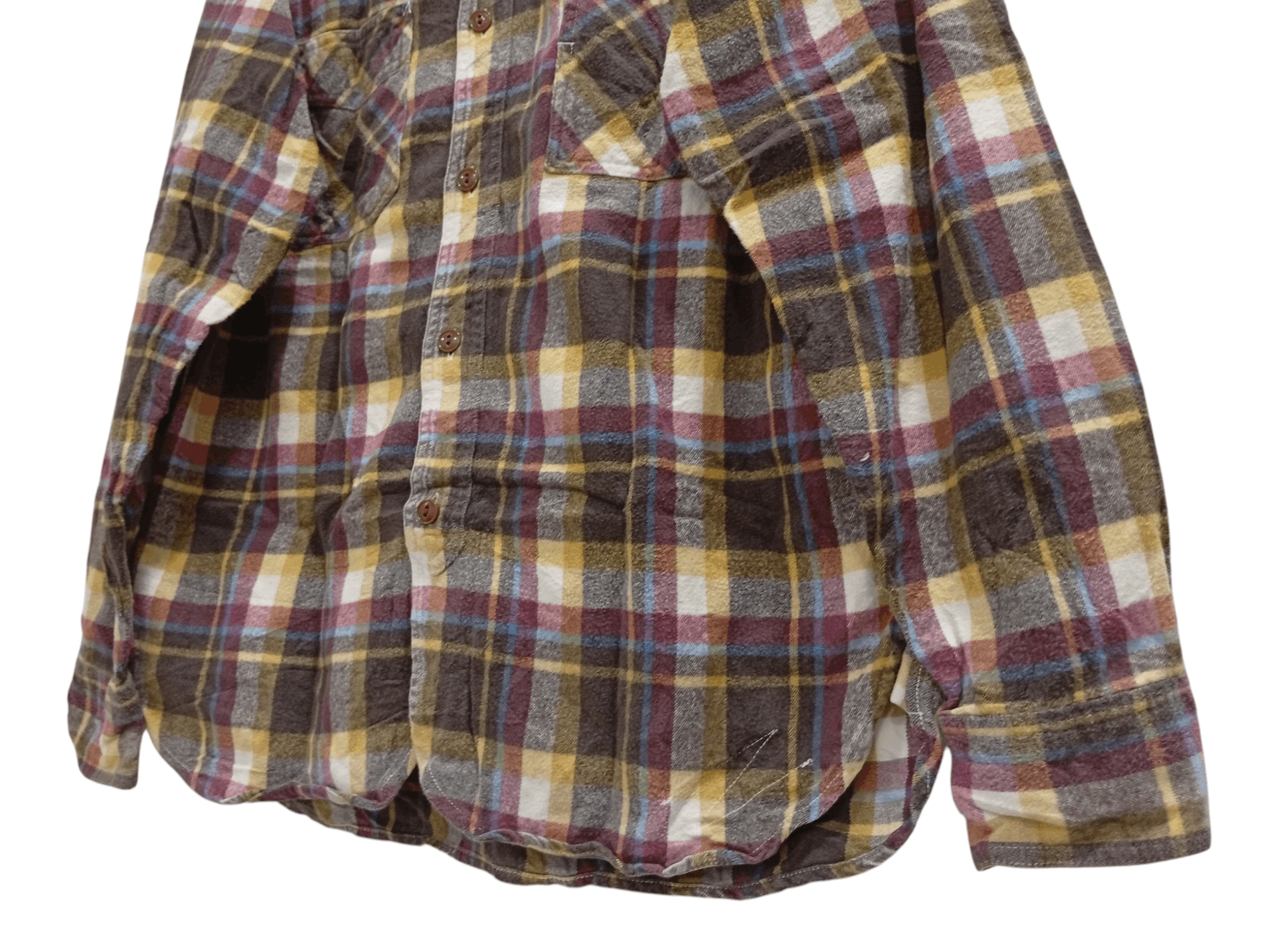 Cushman × Japanese Brand × Vintage 🔥🔥Cushman Plaid Flannel Shirt Size US M / EU 48-50 / 2 - 13 Thumbnail