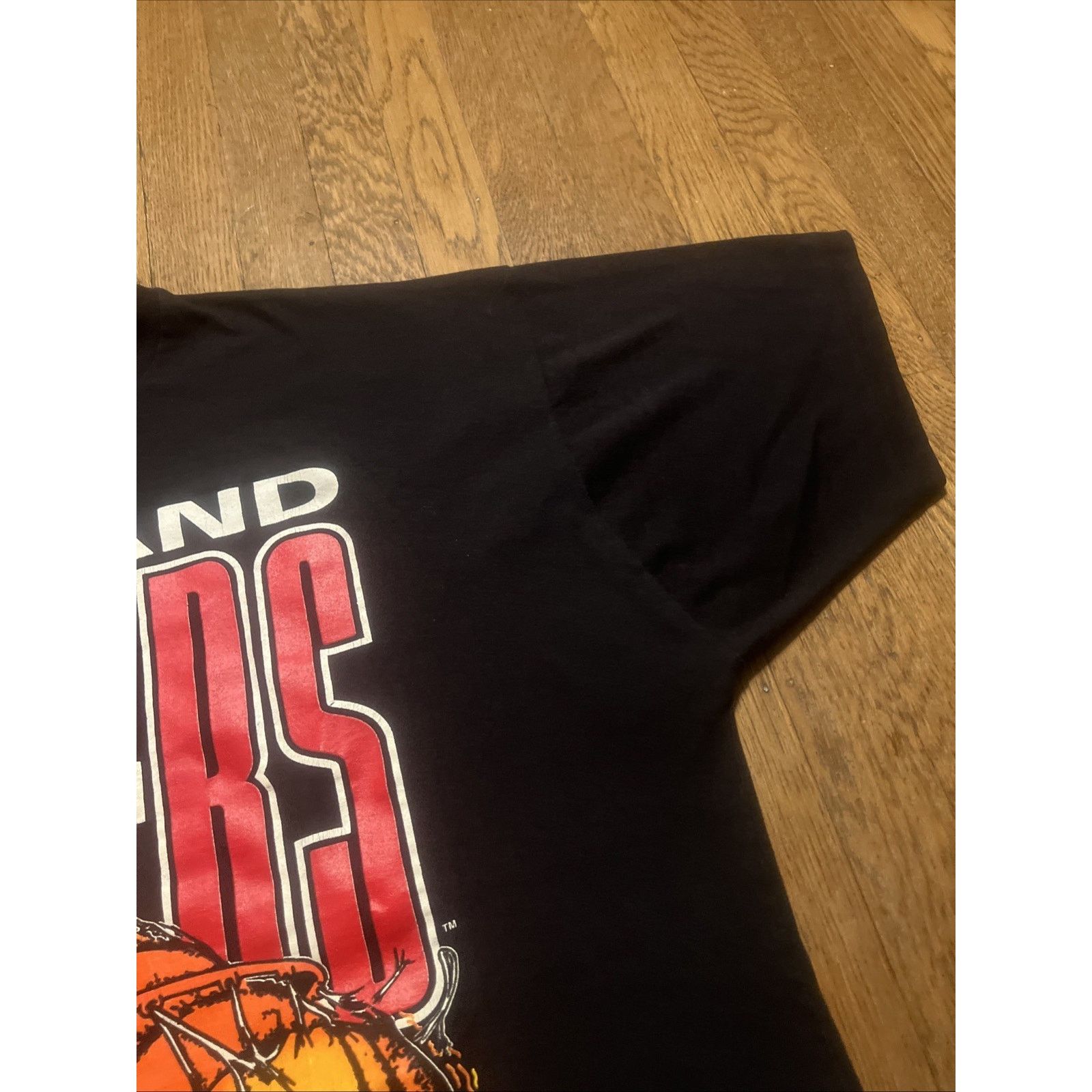 (+)PEOPLE Vintage 90’s Portland Trailblazers NBA Graphic T Shirt 2XL Size US XXL / EU 58 / 5 - 6 Thumbnail