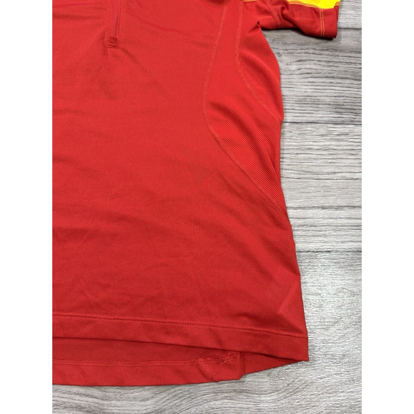 Salomon Salomon T-Shirt Short Sleeve Mens Size S Red ActiLite Trail Running 1/3 Zip Overall Activewear Shirt Size US S / EU 44-46 / 1 - 3 Thumbnail