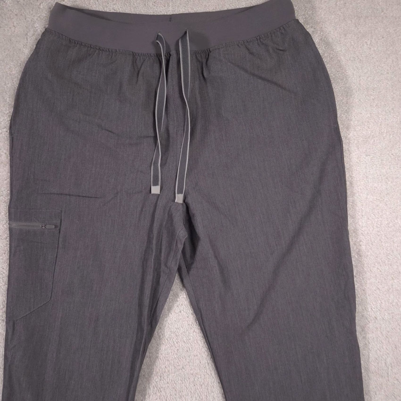 Vintage Onna by Premier Pants Womens XL Gray Jogger Way Stretch Zip Pocket Athletic Size 40" / US 18 - 3 Thumbnail