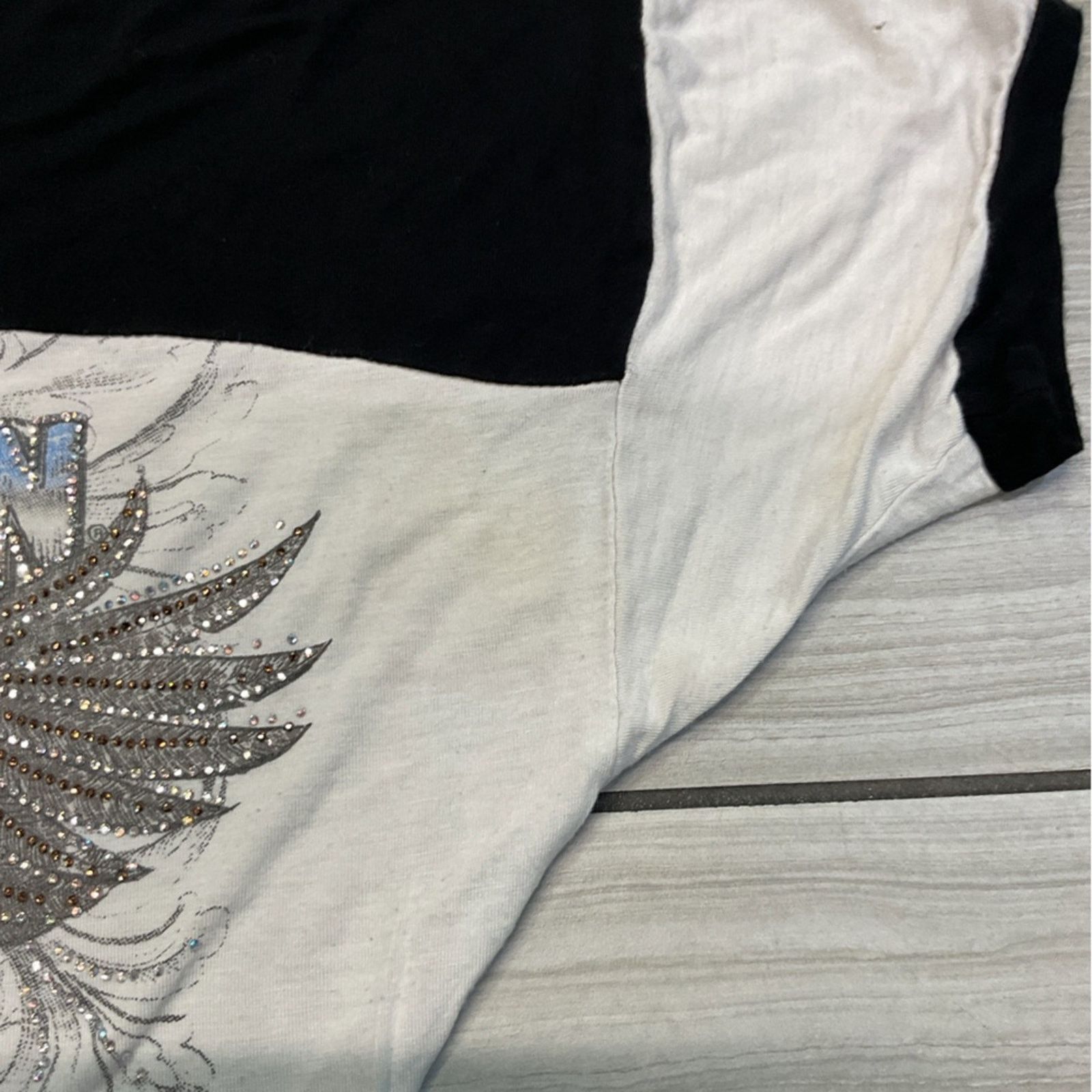 Harley Davidson Harley Davidson Women’s American Eagle Bejeweled Top Size M / US 6-8 / IT 42-44 - 4 Thumbnail
