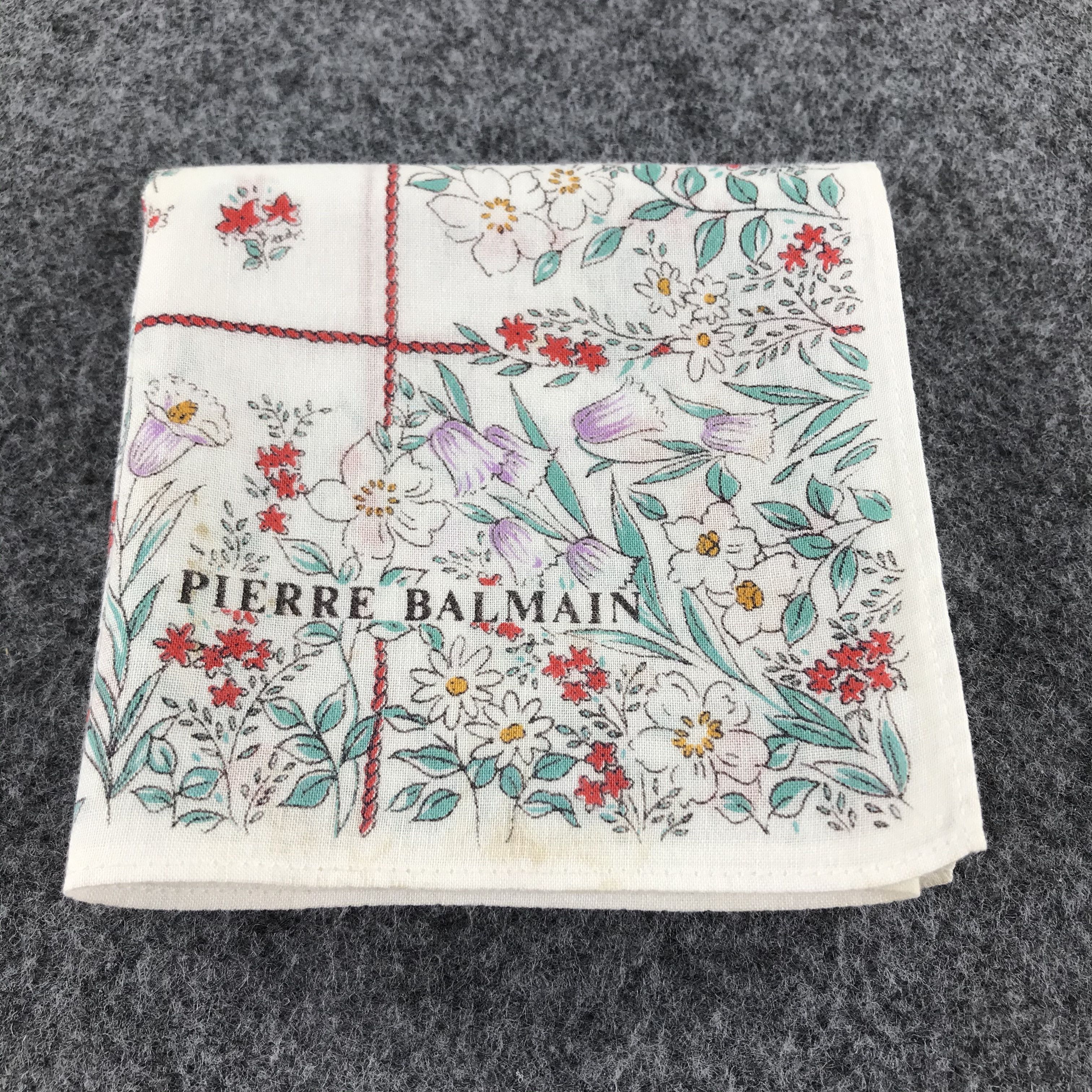 Pierre Balmain Pierre Balmain Handkerchief Neckerchief Bandana H98 Size ONE SIZE - 8 Thumbnail