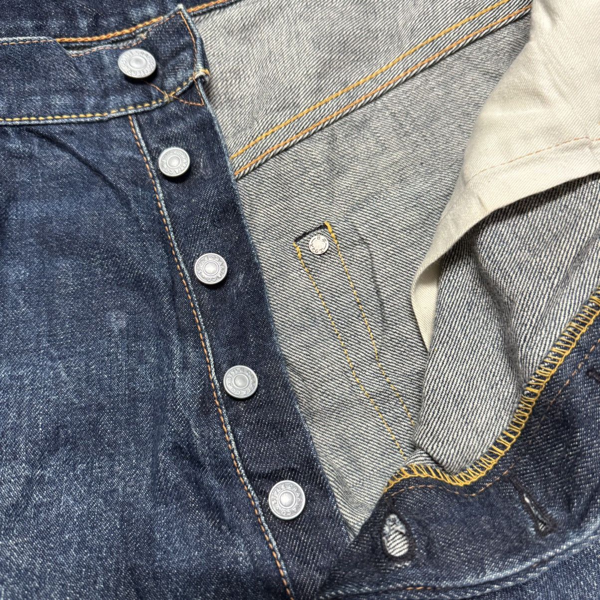 Evisu Vintage Evisu Snake Eyes Daicock Denim Selvedge Jeans Size US 33 - 21 Thumbnail