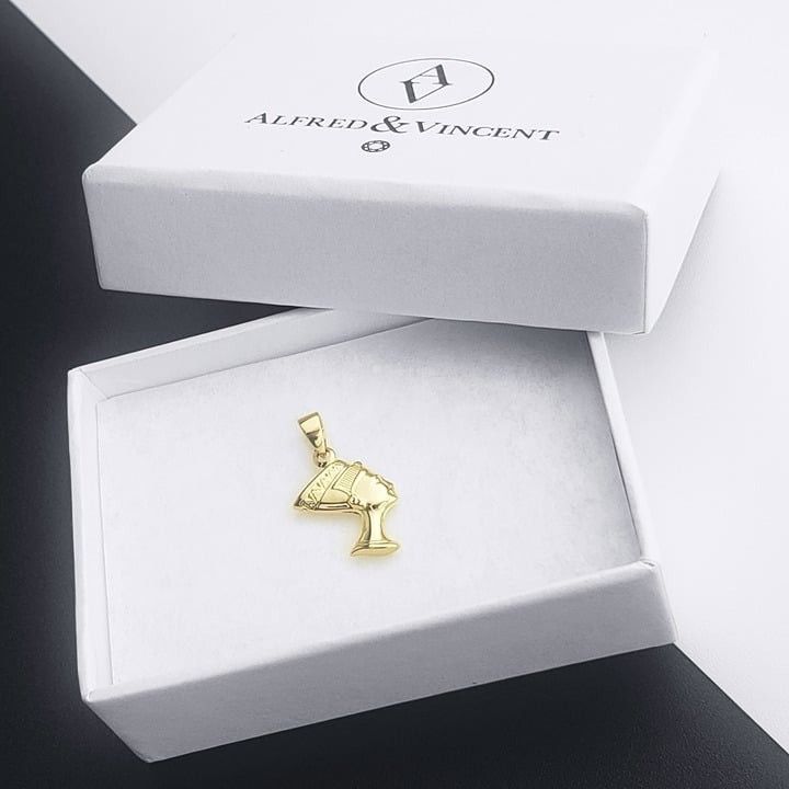 Other Queen Nefertiti Goddess of Fertility 14k Yellow Gold Pendant Size ONE SIZE - 2 Thumbnail