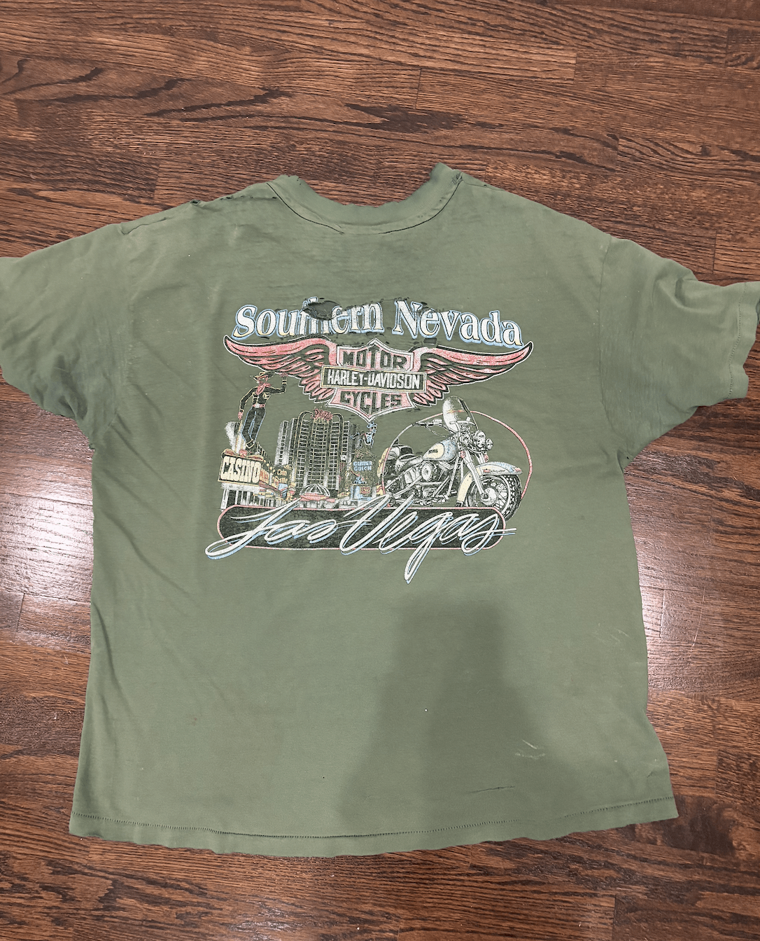 Vintage Vintage Harley Davidson T Shirt Size US XL / EU 56 / 4 - 1 Thumbnail