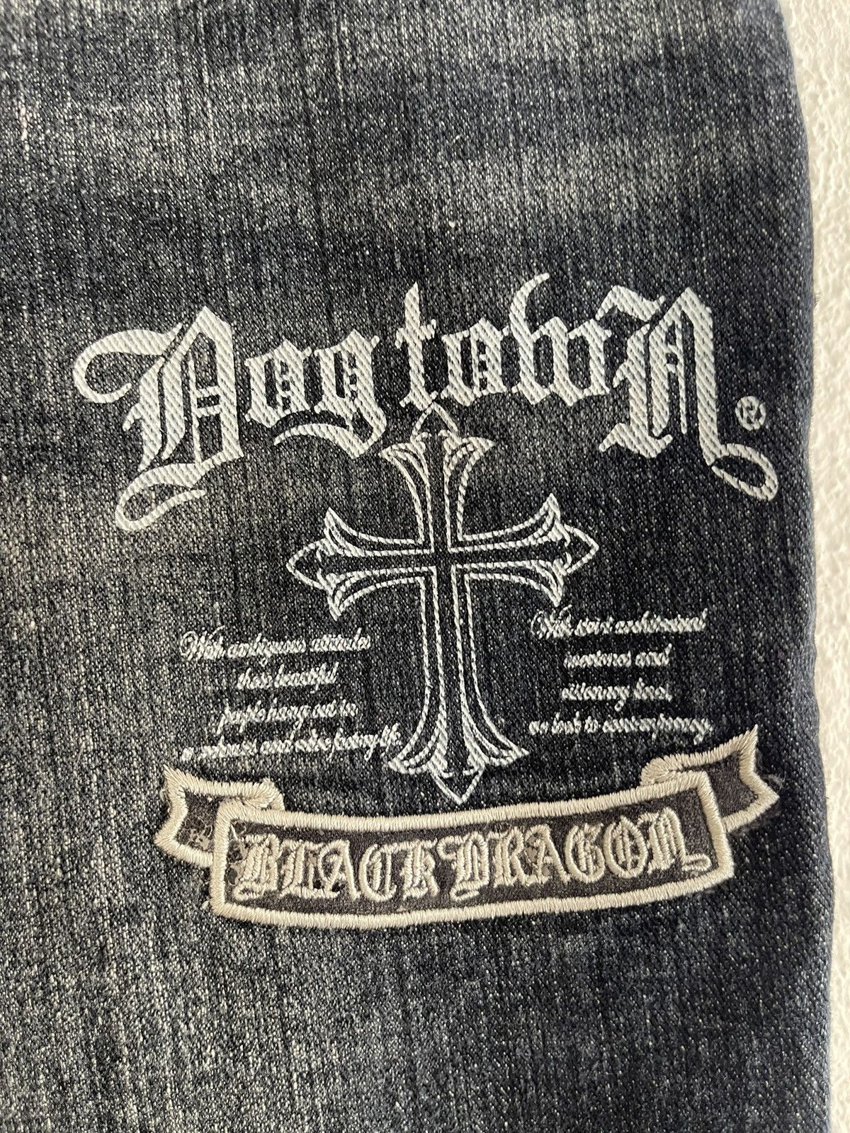 Dogtown Dogtown Black Dragon Jorts Embroidered Size US 35 - 3 Thumbnail