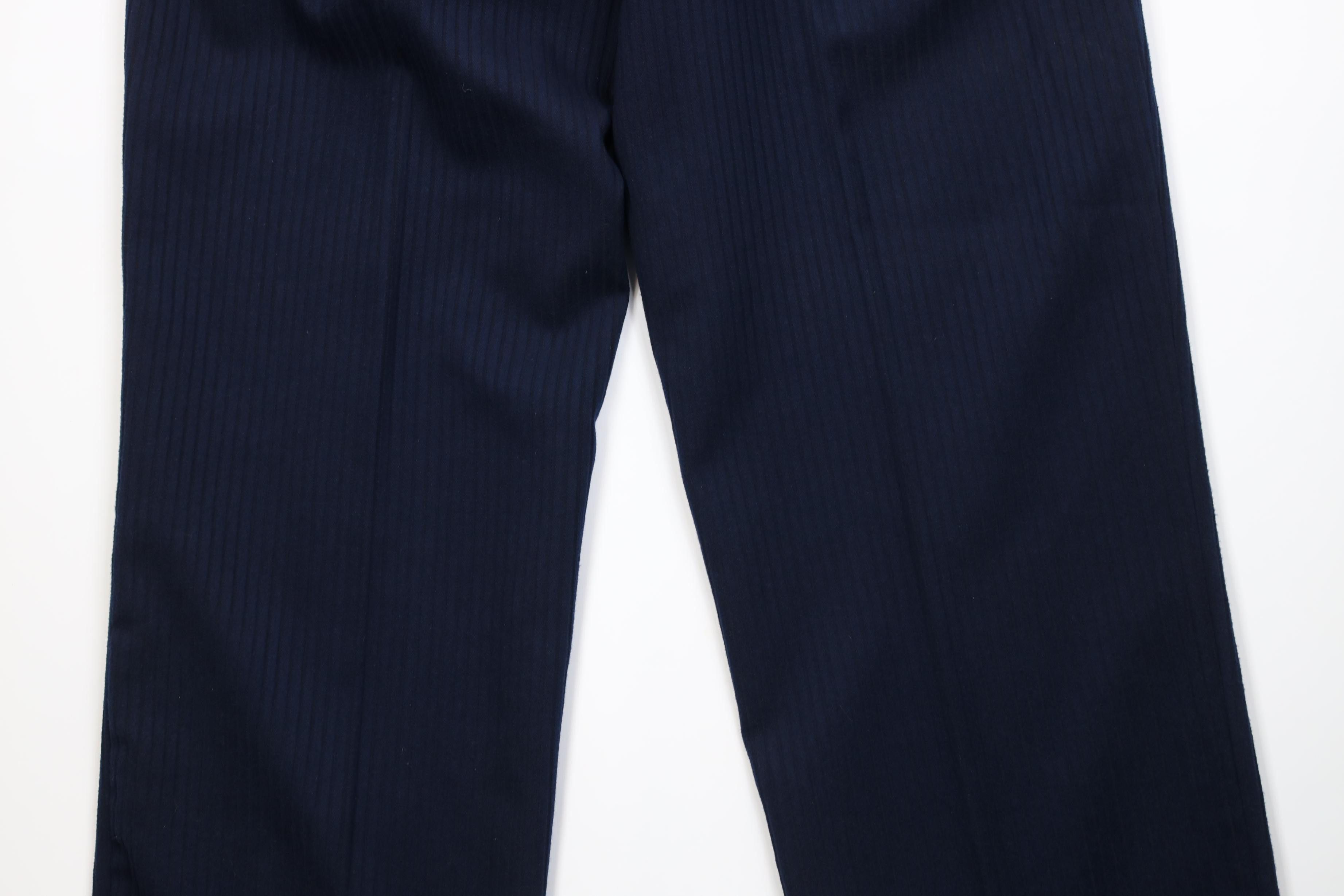 Vintage Vintage 90s Streetwear Fit Wide Leg Corduroy Pants Blue Size US 36 / EU 52 - 10 Thumbnail