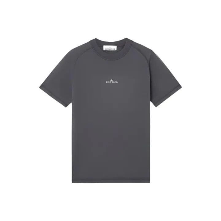 Stone Island Stone Island Gray Slim Fit Short Sleeve TShirt -2506 Size US XL / EU 56 / 4 - 1 Thumbnail