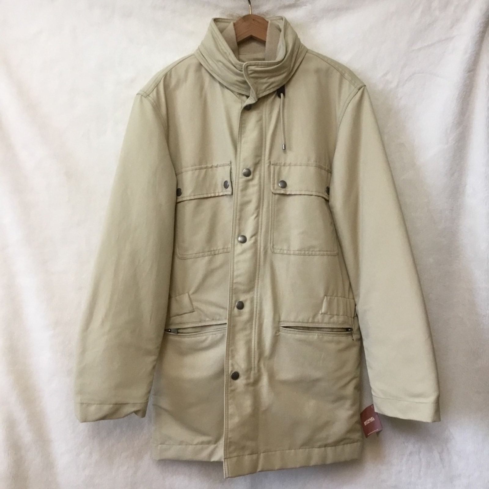 image of Michael Kors Beige 3 In1 Jacket in Cream, Men's (Size Medium)