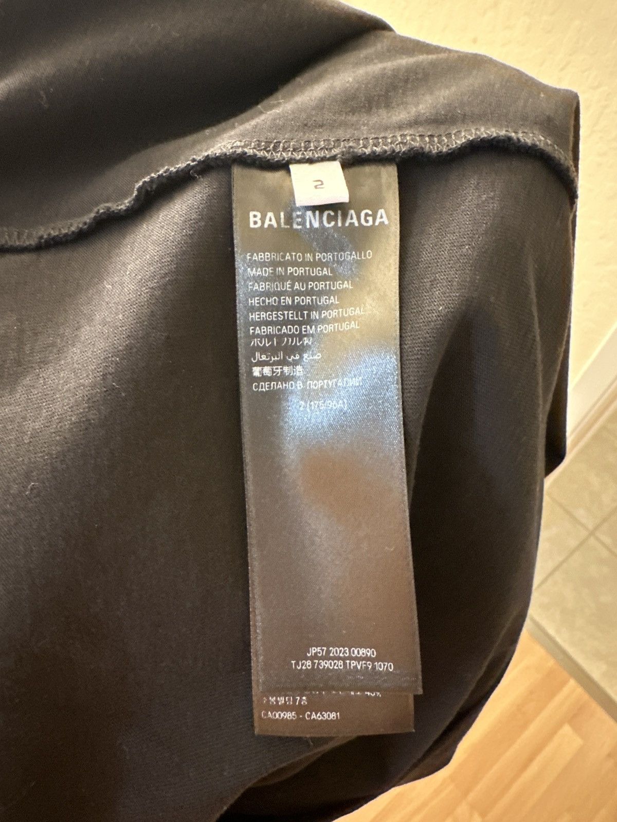 Balenciaga Balenciaga Black Mirror T-Shirt Size US M / EU 48-50 / 2 - 7 Thumbnail