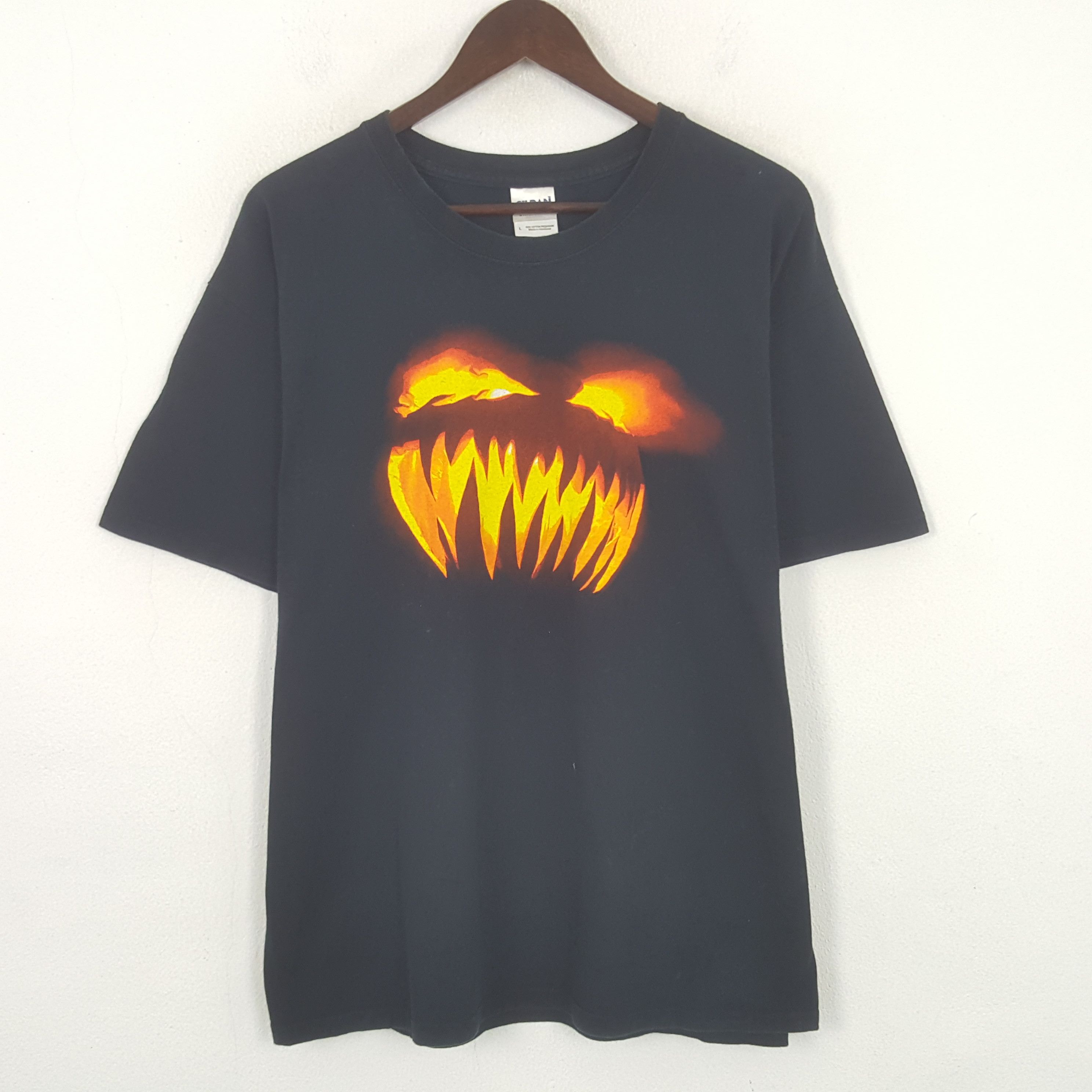 Other Vintage Jack O Lantern Hunter Overload Tshirt Size US L / EU 52-54 / 3 - 3 Thumbnail